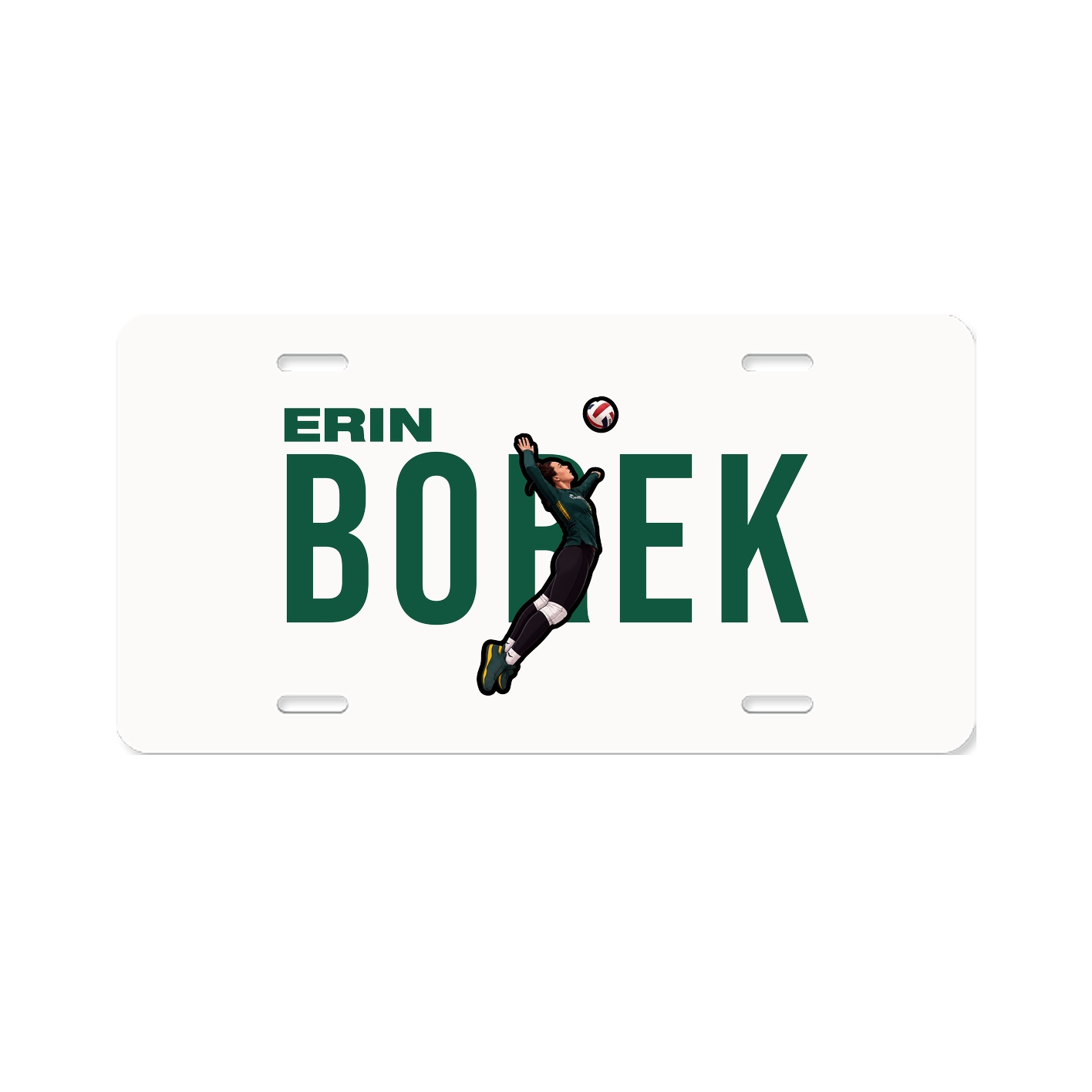 License Plate — Player Name in Classic