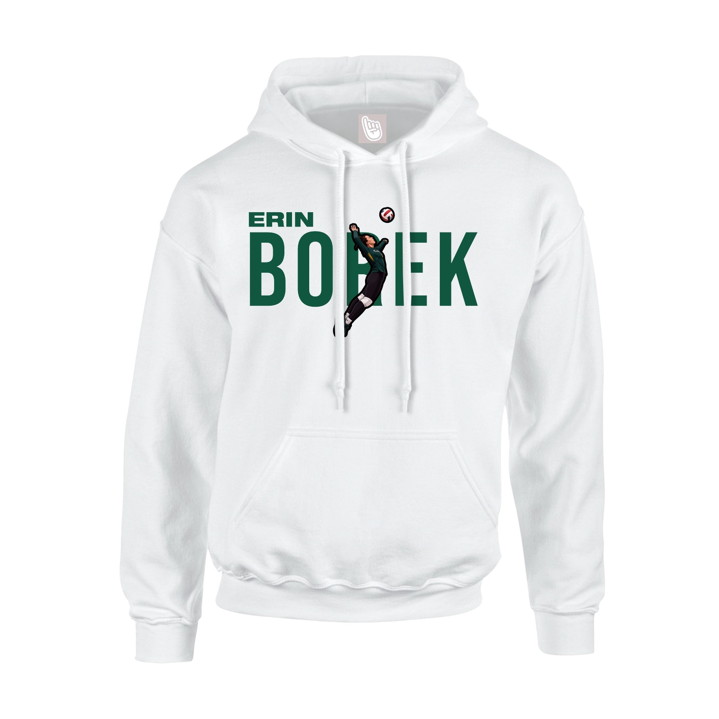 Hoodie — Player Name in White