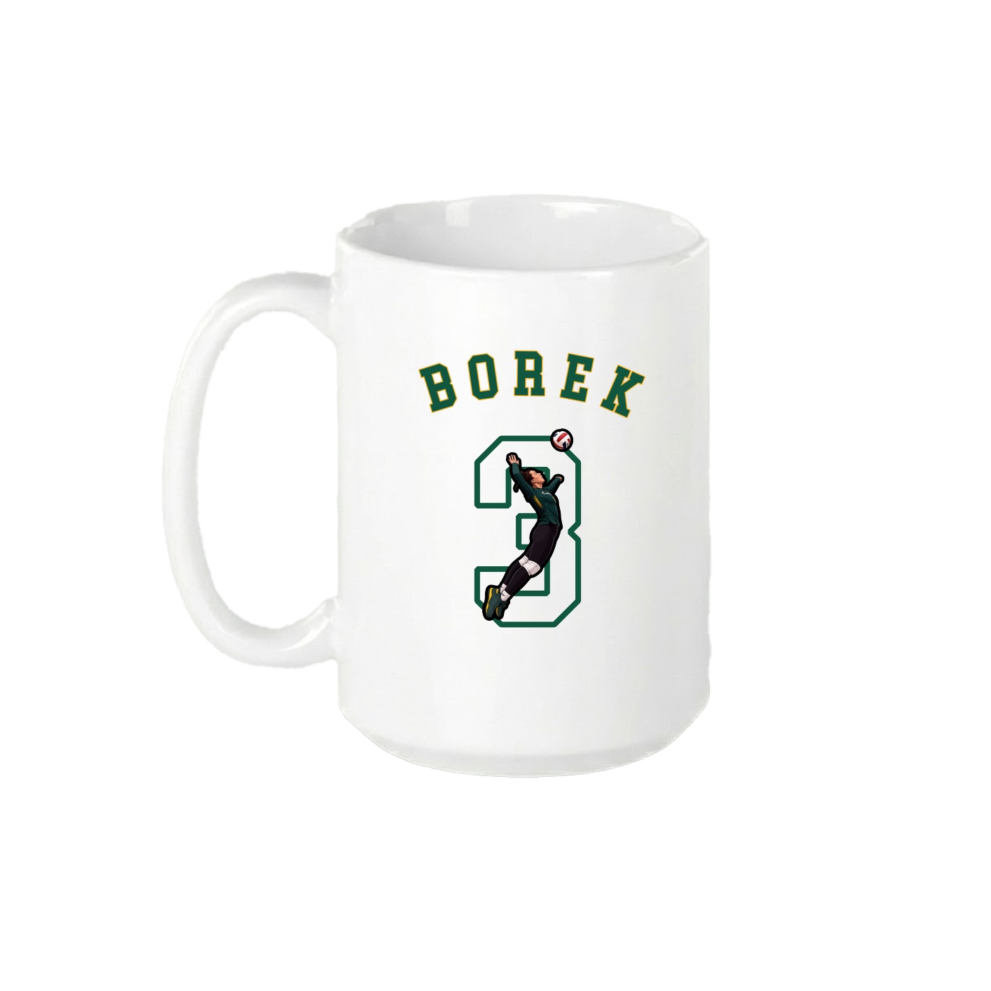 15oz Coffee Mug — Shirsey Arch in White