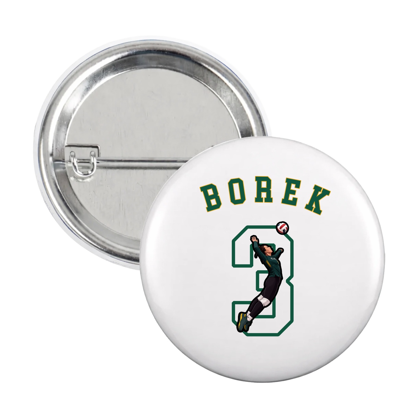 Game Day Button — Shirsey Arch in White