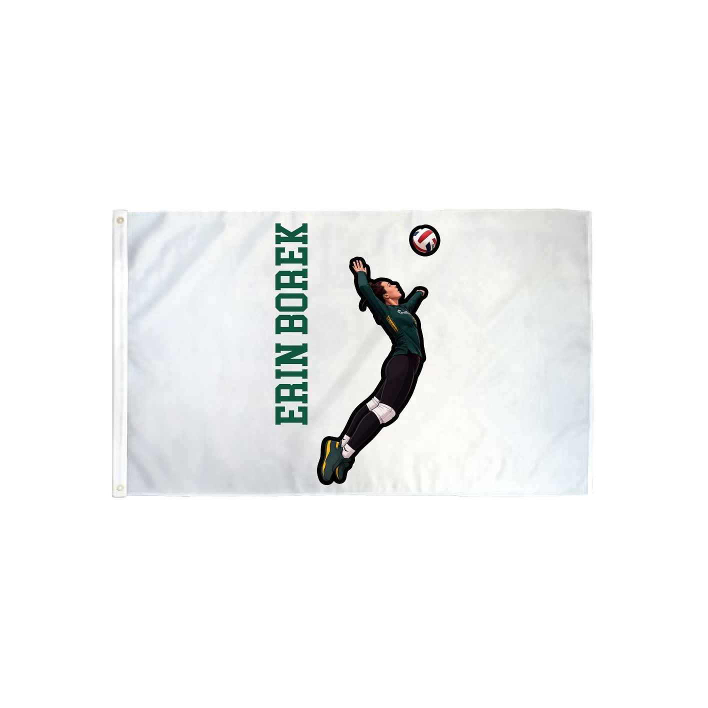 3x5 Flag — Name Vertical in Classic