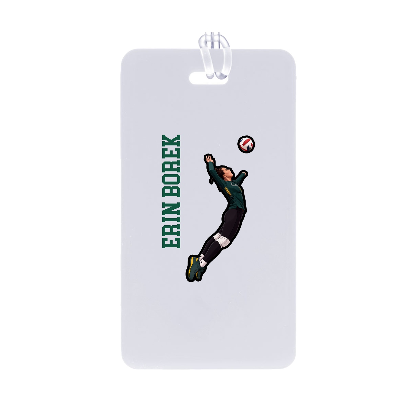 Bag Tag — Name Vertical in Classic