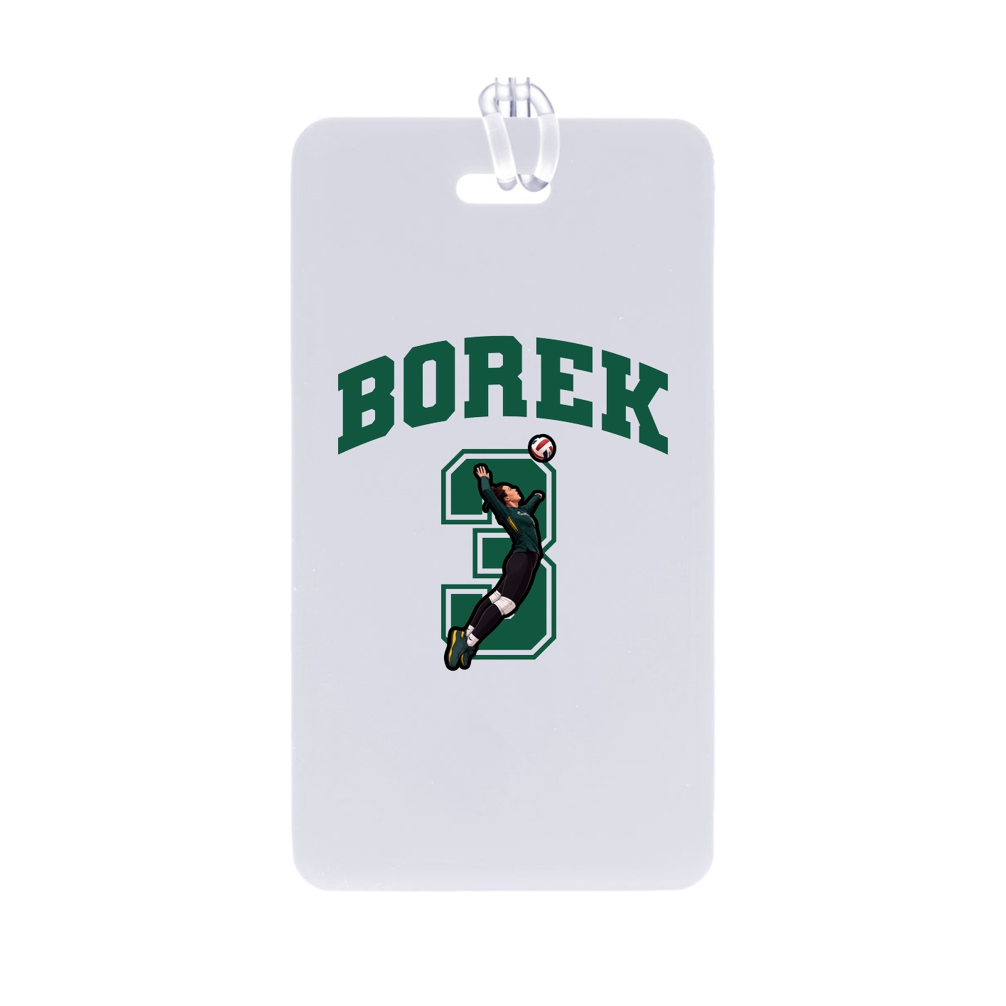 Bag Tag — Number in Classic