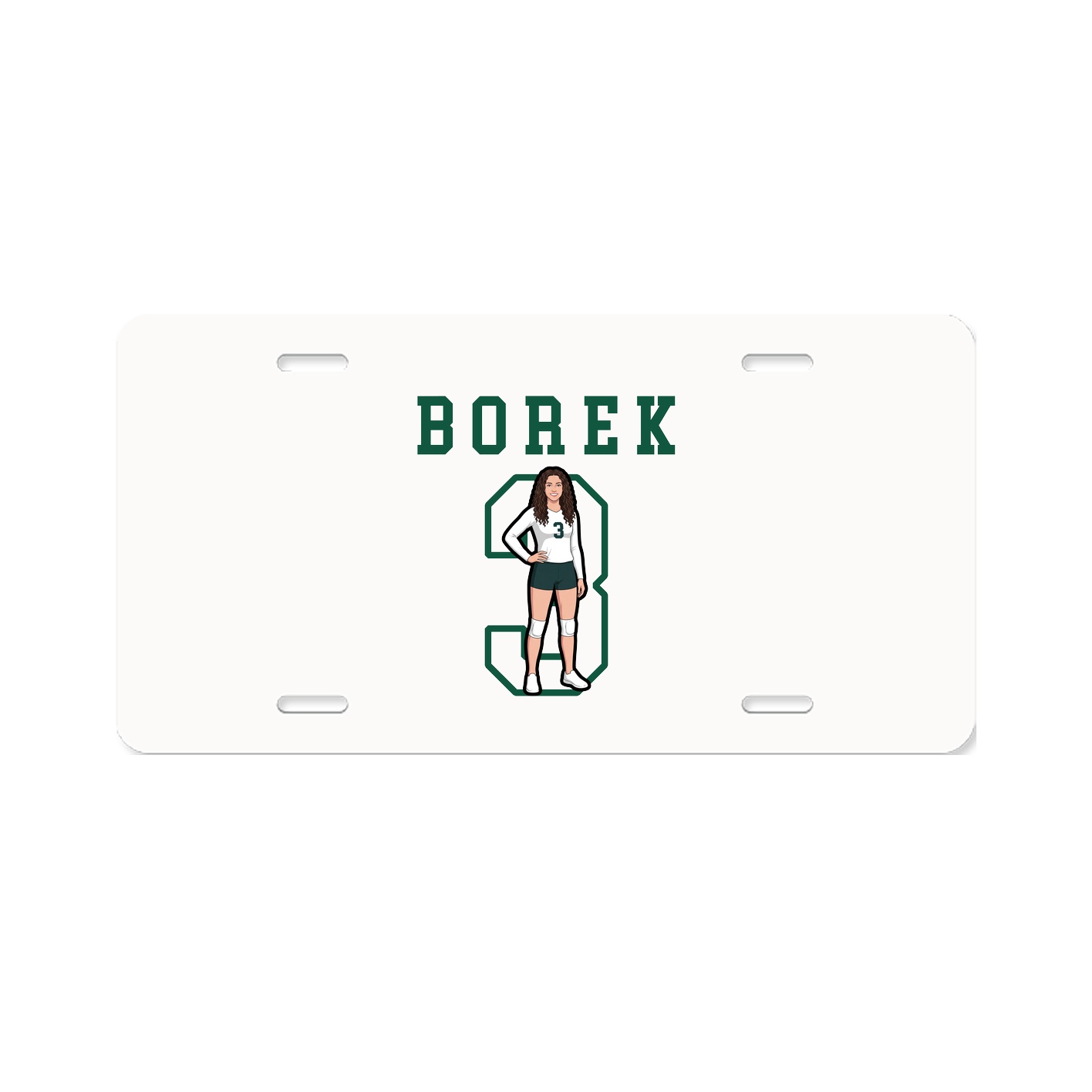 License Plate — Shirsey in Classic
