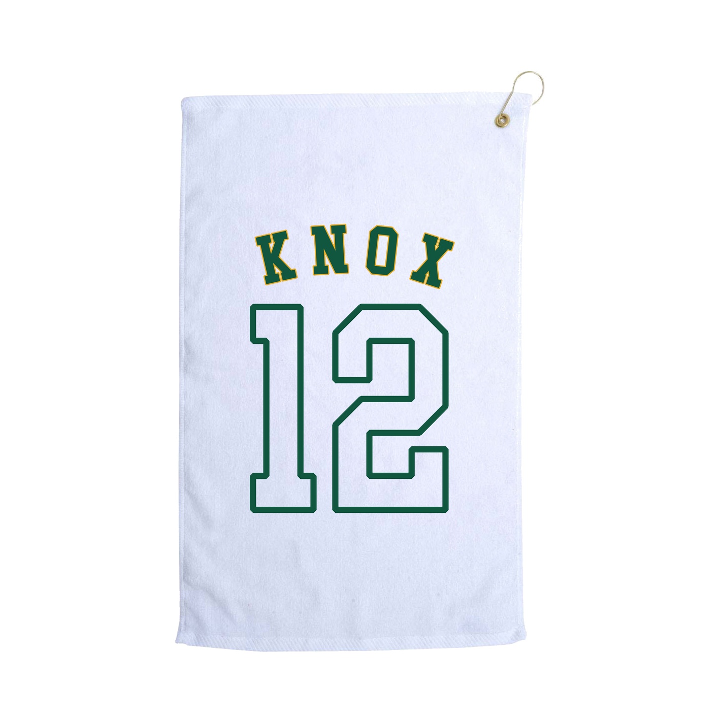 Golf Towel — Shirsey Arch in White