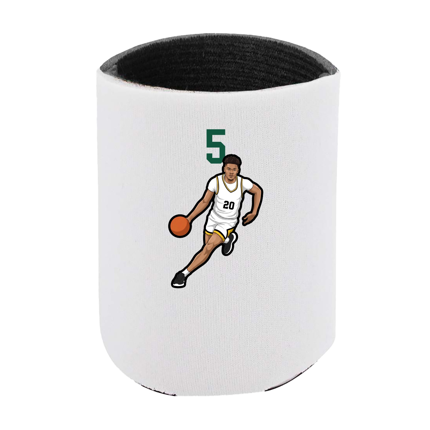 Can Holder — Number Top in White