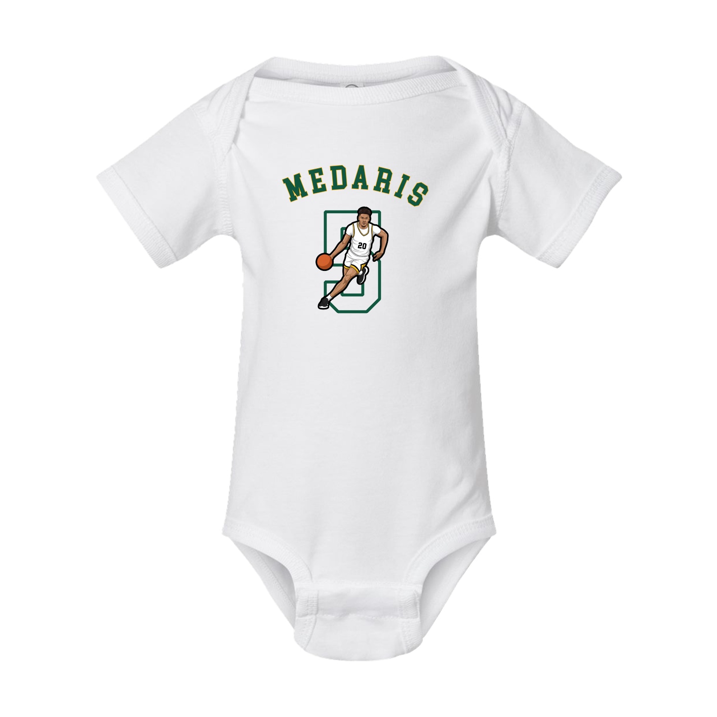 Baby Onesie — Shirsey Arch in White