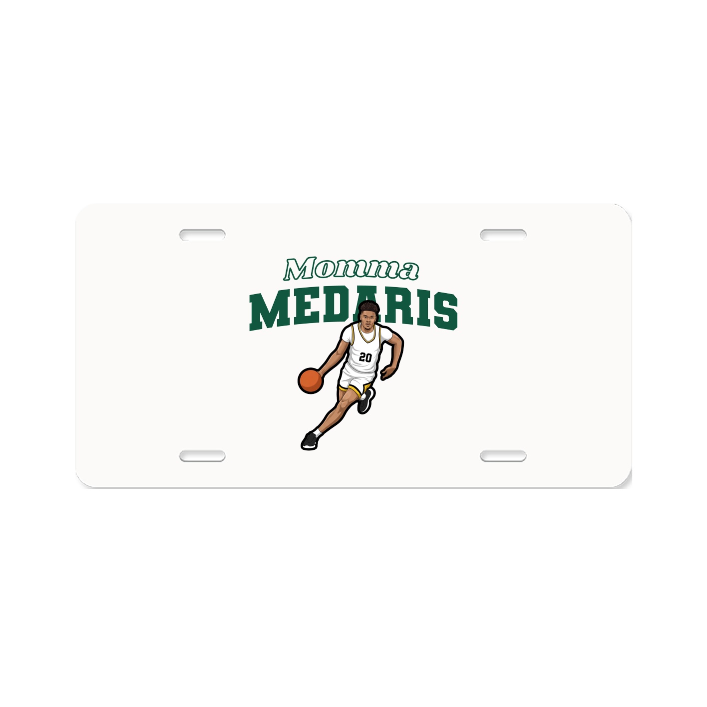 License Plate — Mothers Day Block in Classic