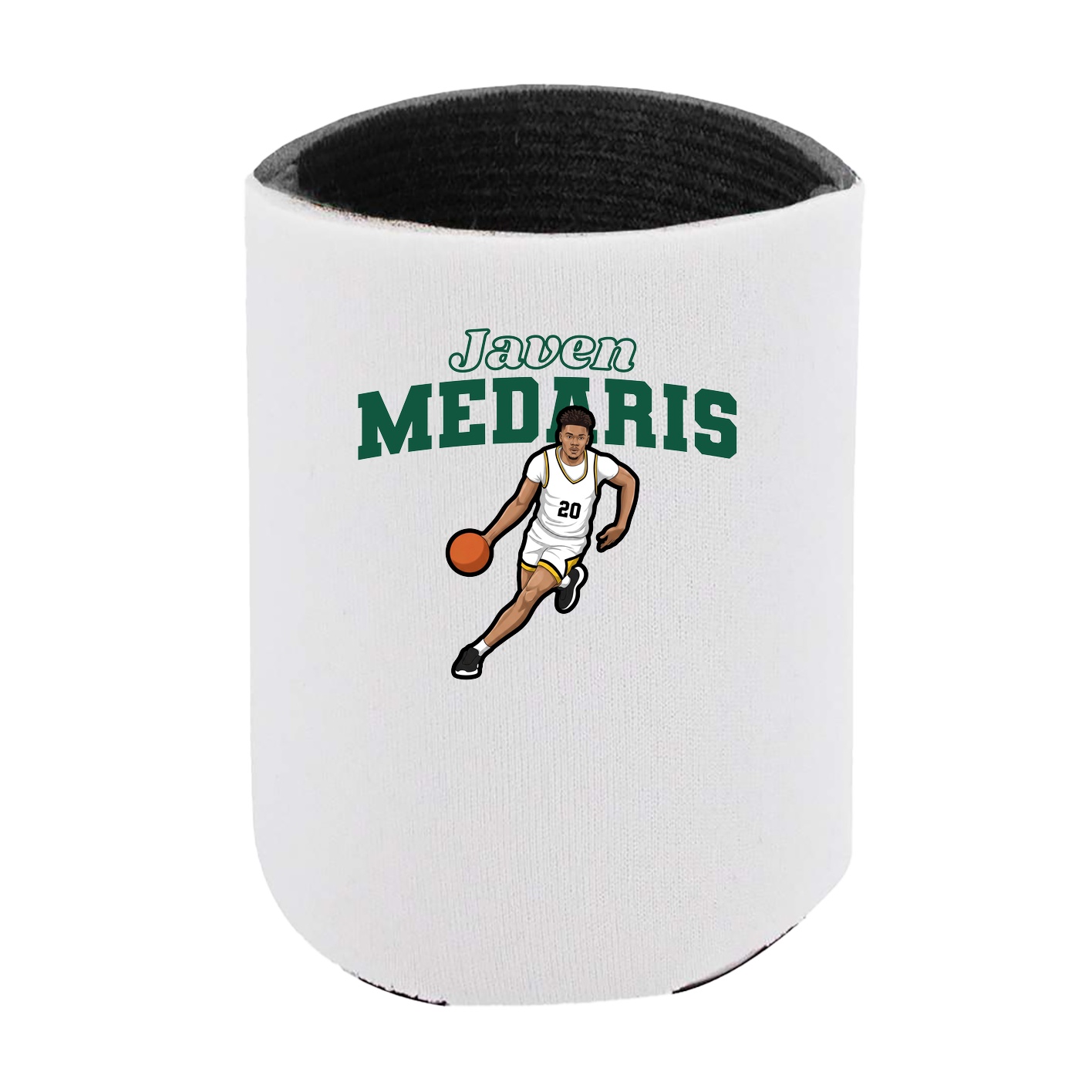 Can Holder — Name Arch in White
