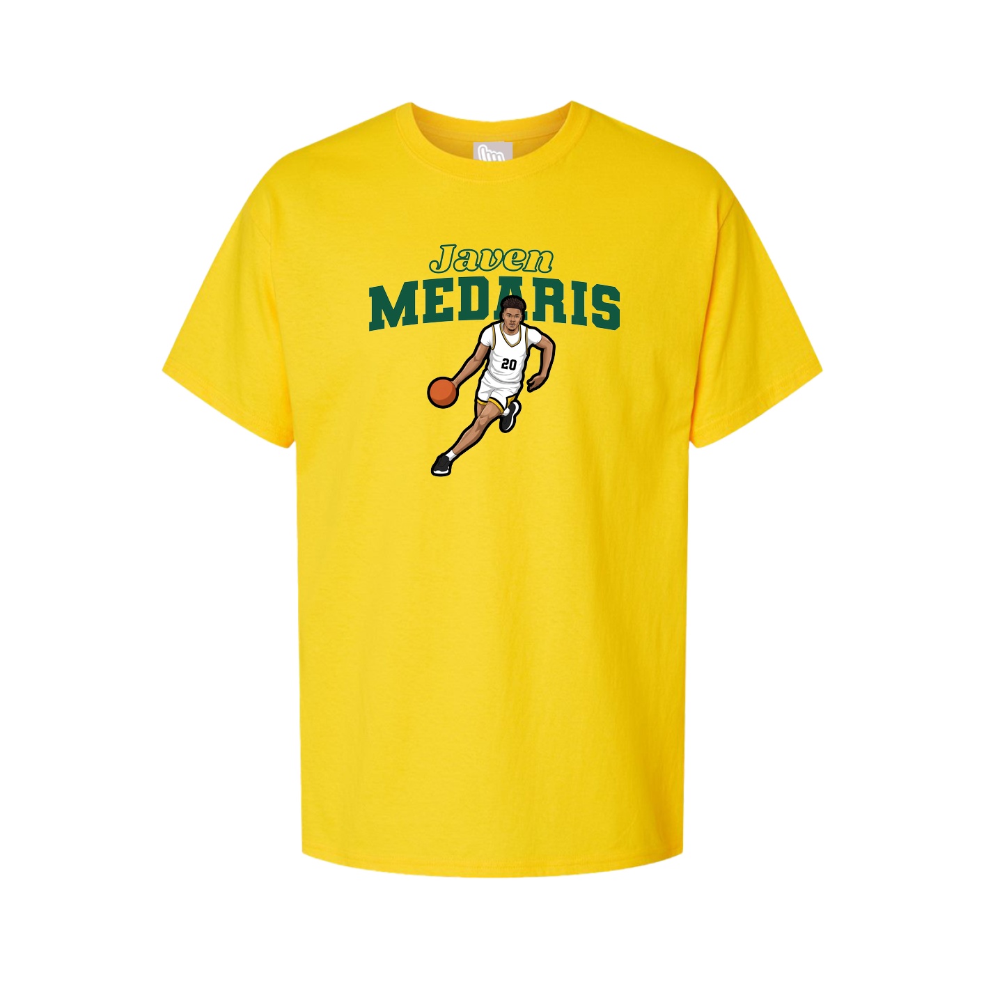 Tee — Name Arch in Gold