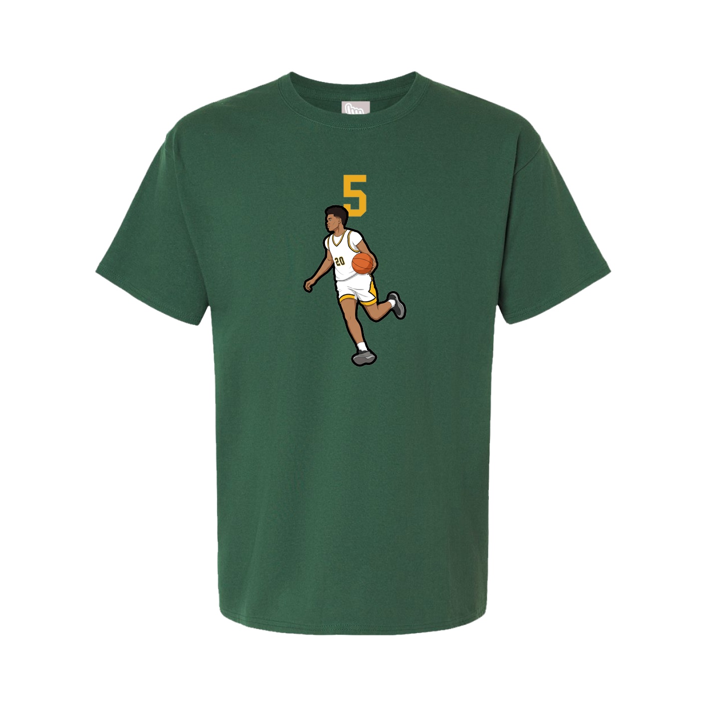Tee — Number Top in Green