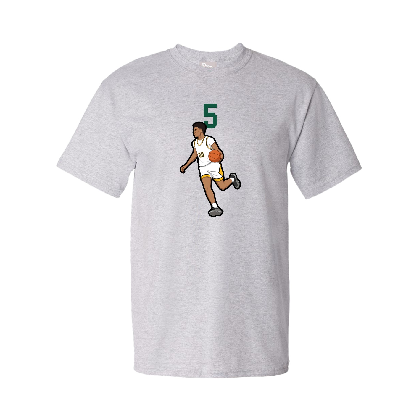 Tee — Number Top in Grey