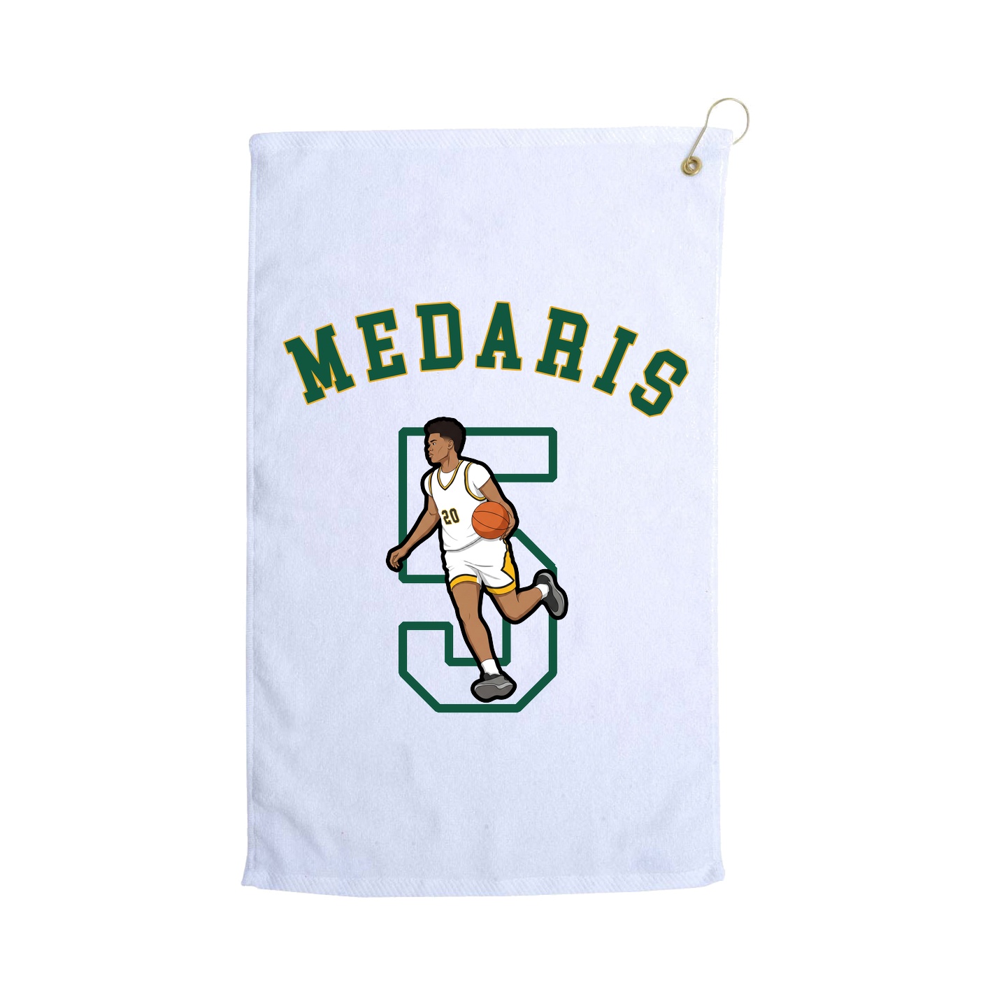 Golf Towel — Shirsey Arch in White