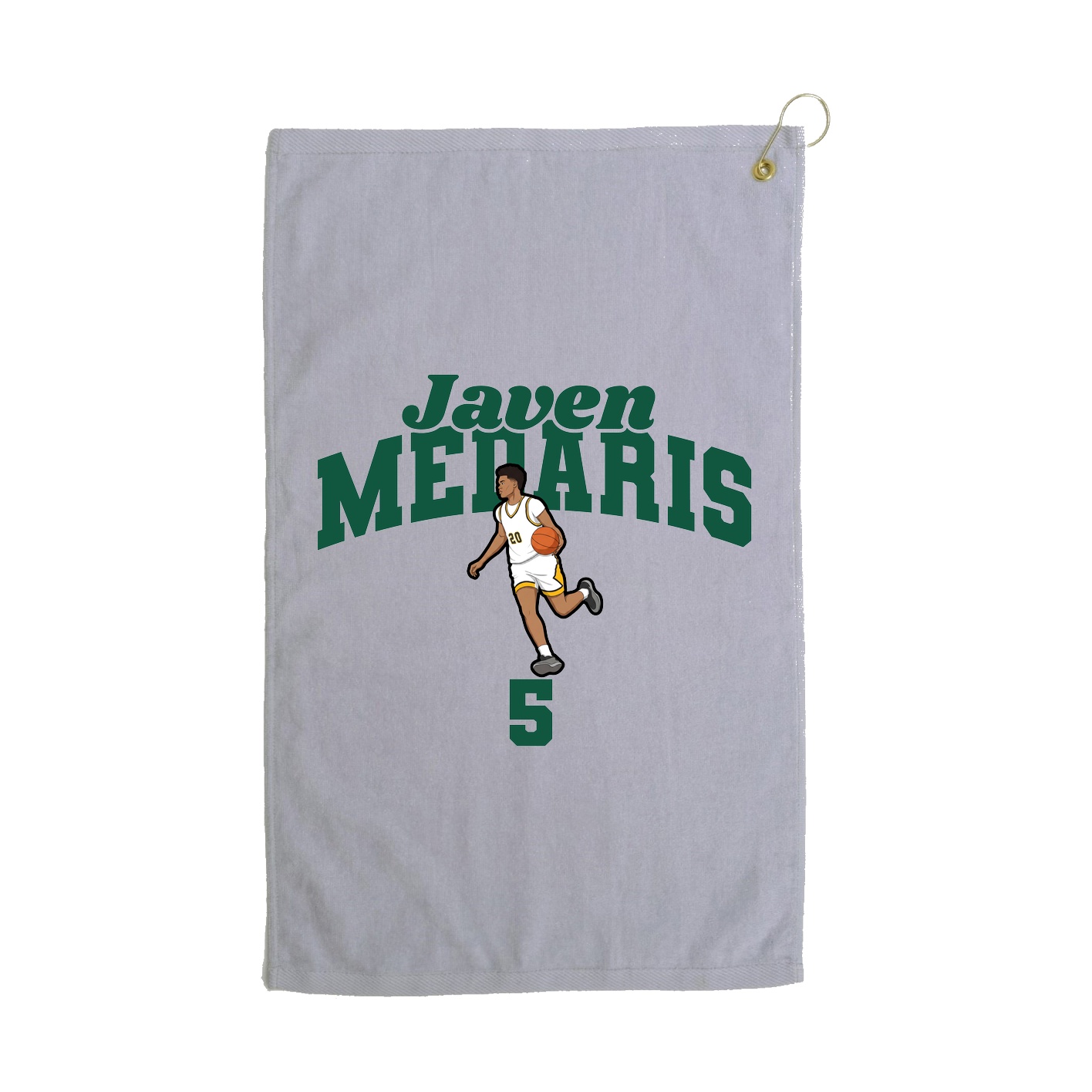Golf Towel — Signature Arch in Grey
