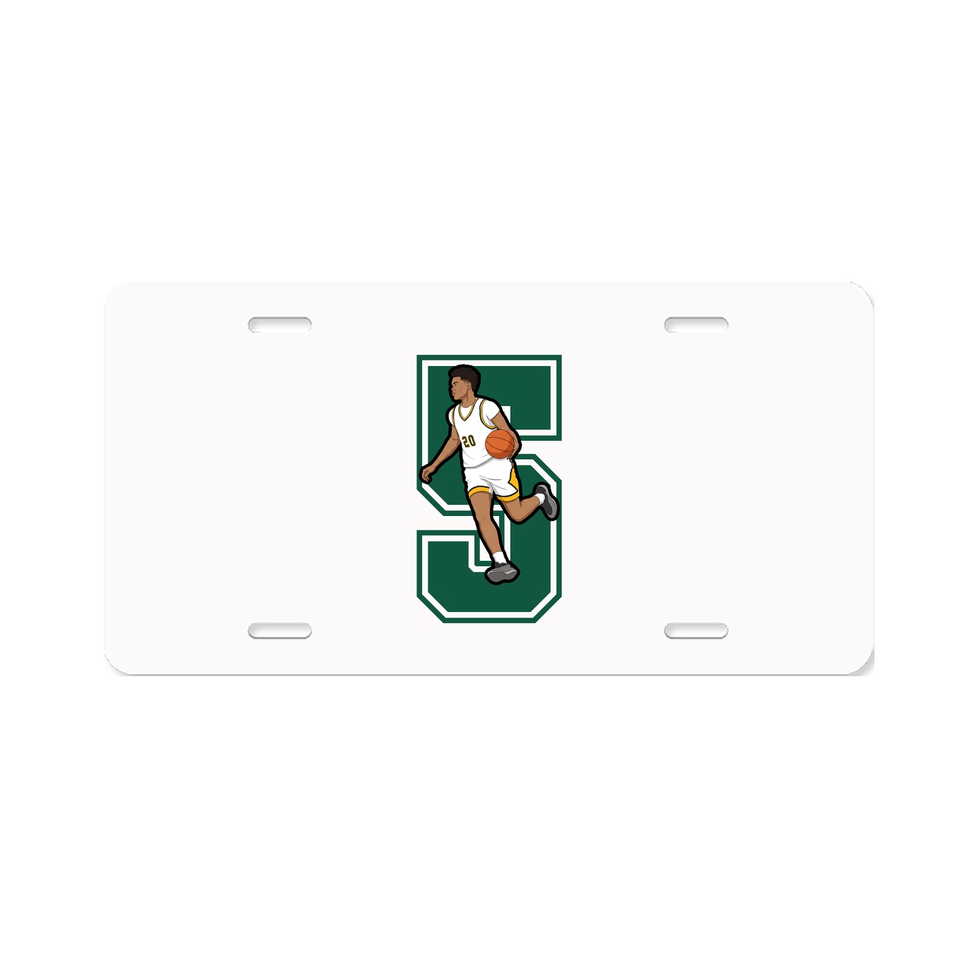 License Plate — Number in Classic