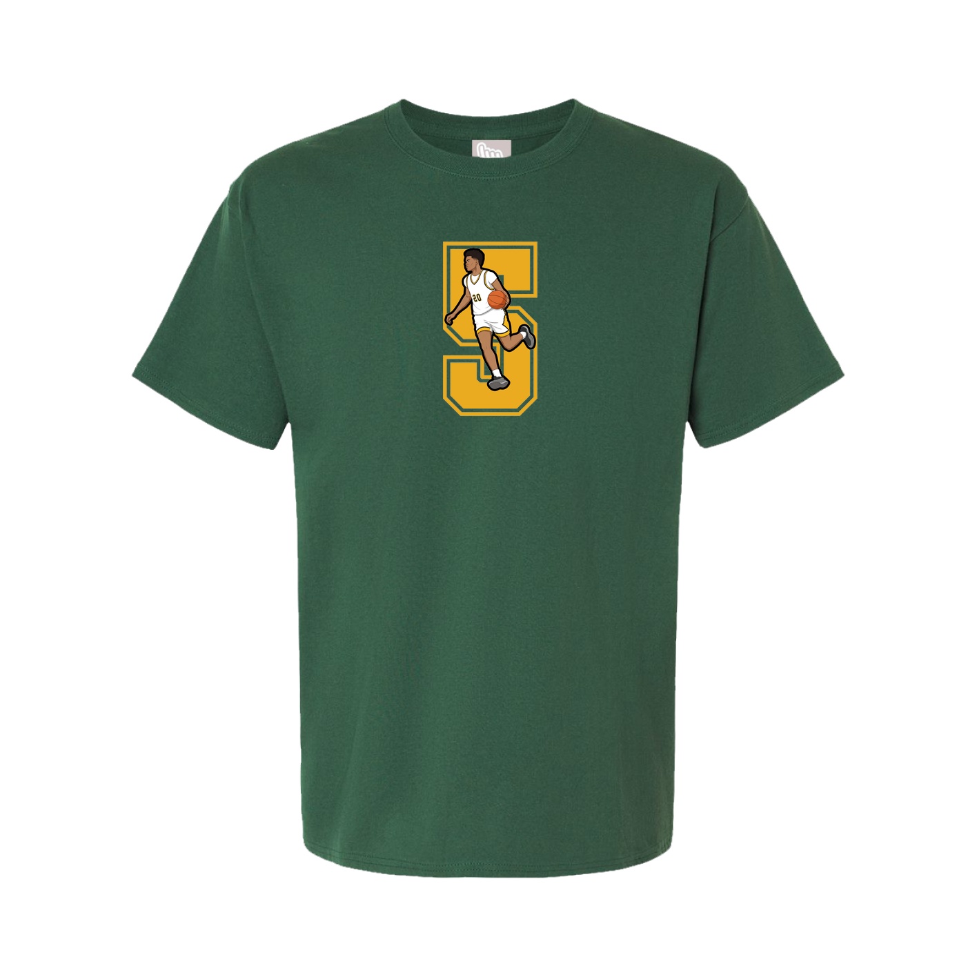 Tee — Number in Green