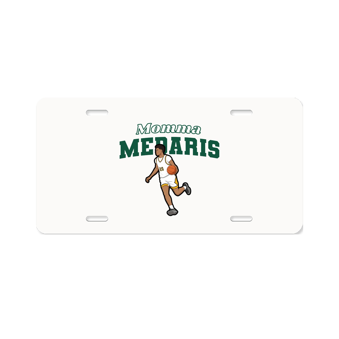 License Plate — Mothers Day Block in Classic