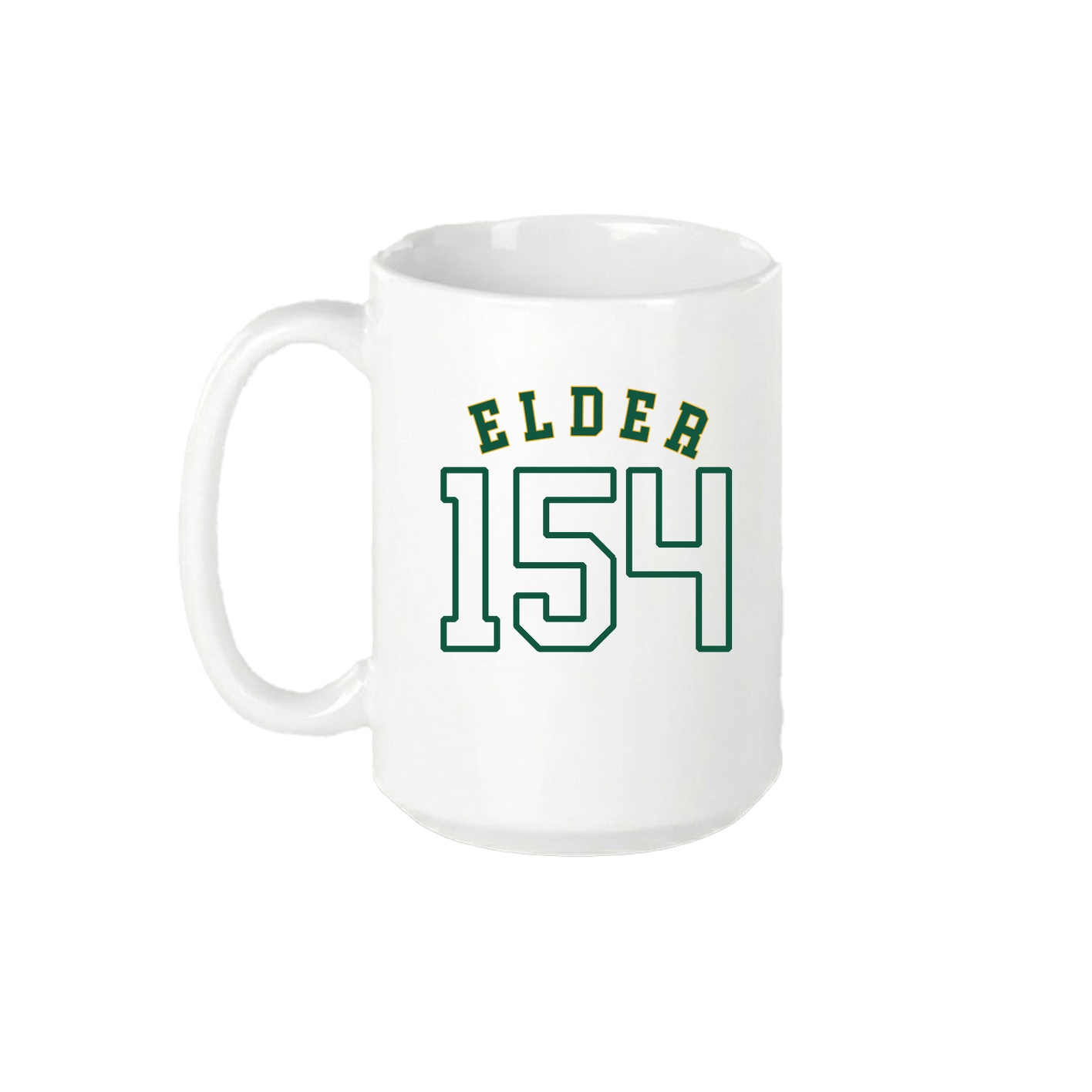 15oz Coffee Mug — Shirsey Arch in White