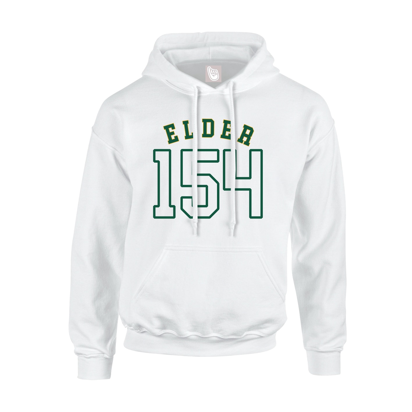Hoodie — Shirsey Arch in White