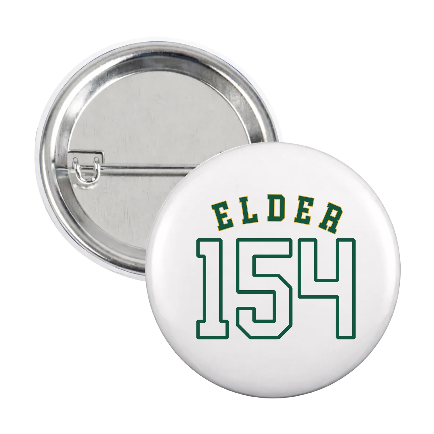 Game Day Button — Shirsey Arch in White