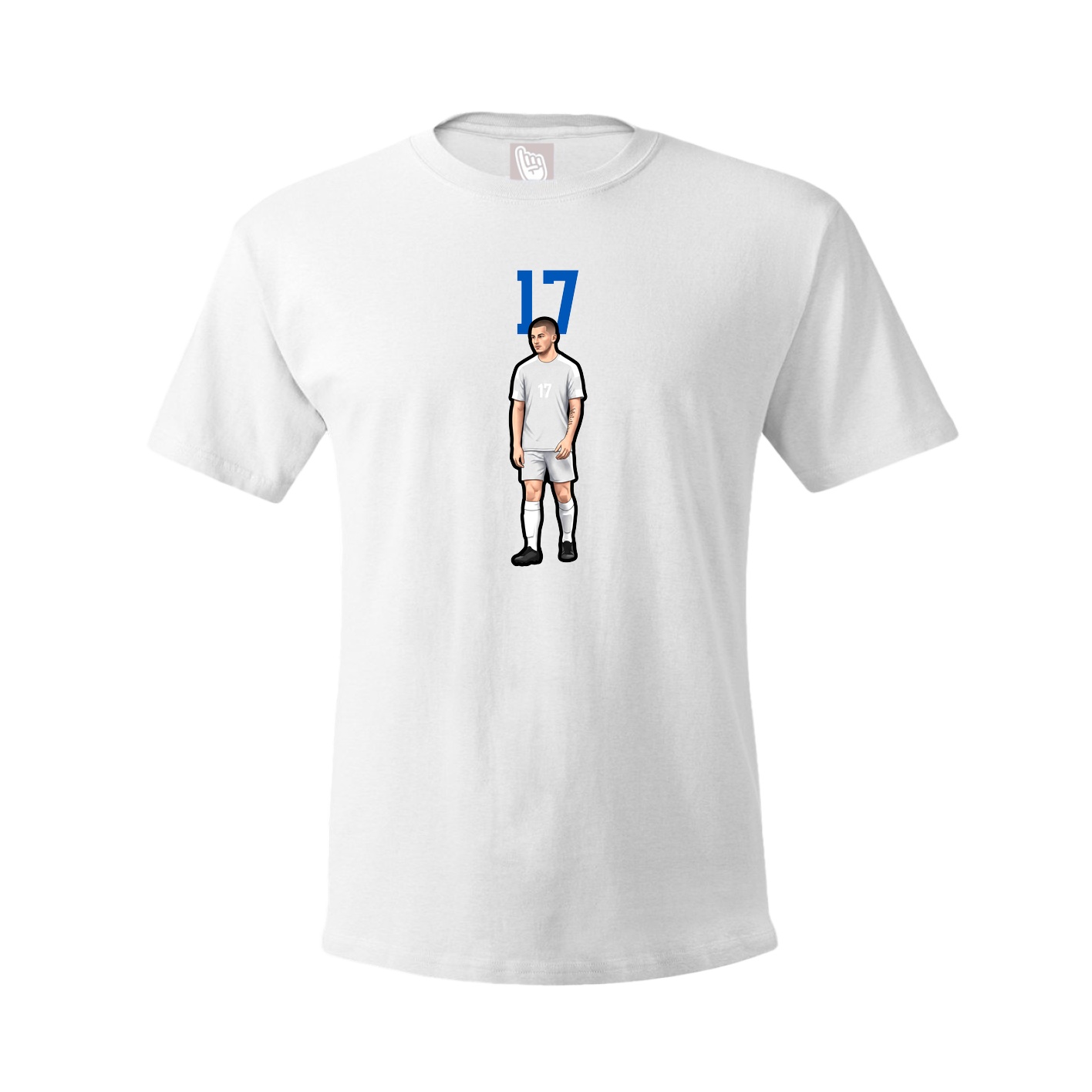 Tee — Number Top in White