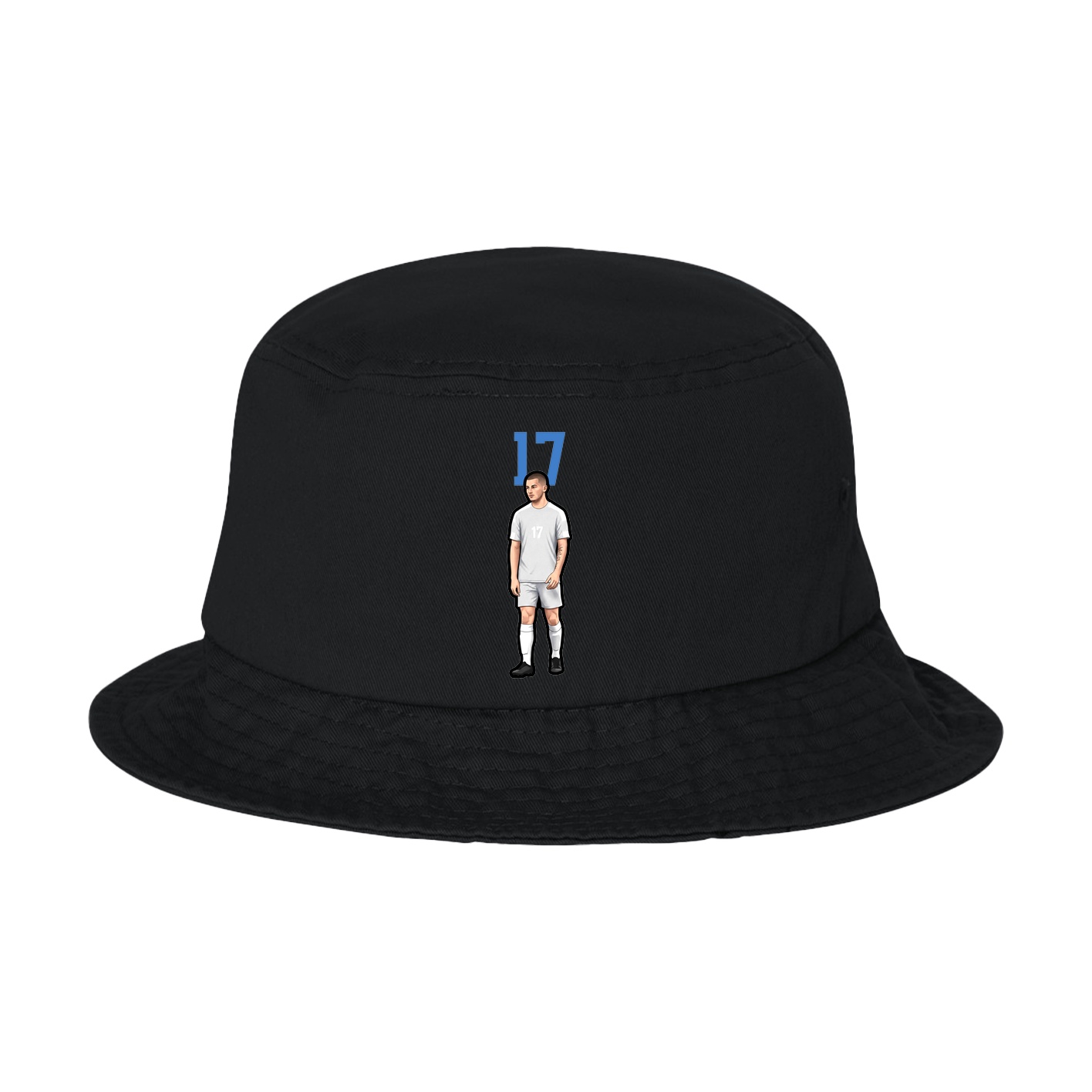Bucket Cap — Number Top in Black