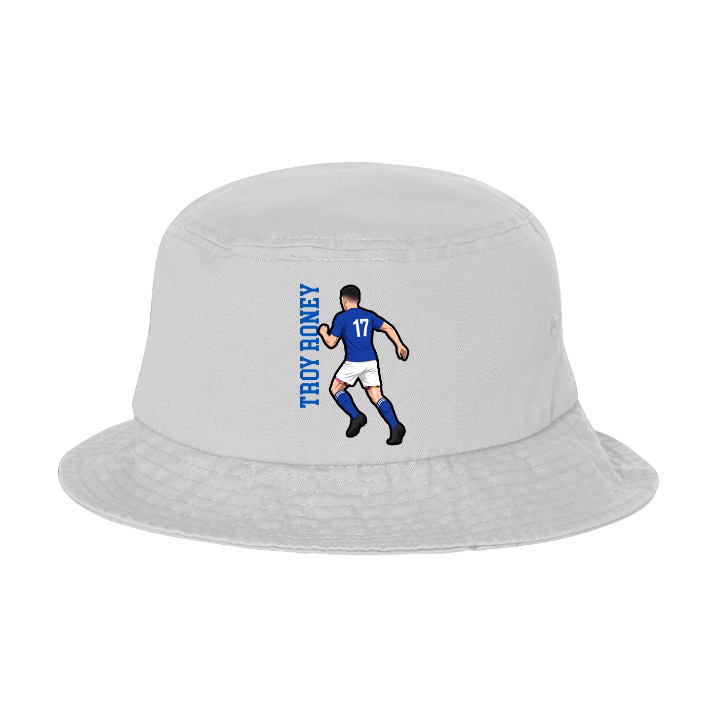 Bucket Cap — Name Vertical in White