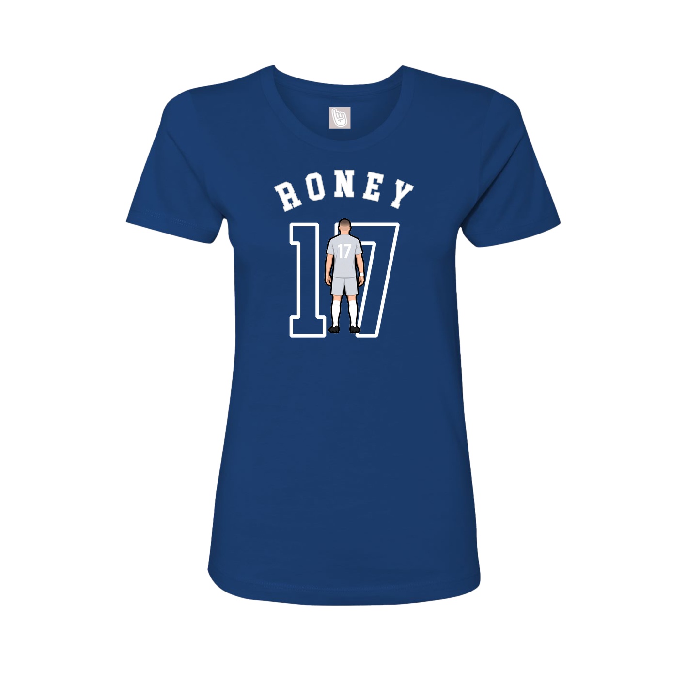 Fitted Women's Tee — Shirsey Arch in Royal