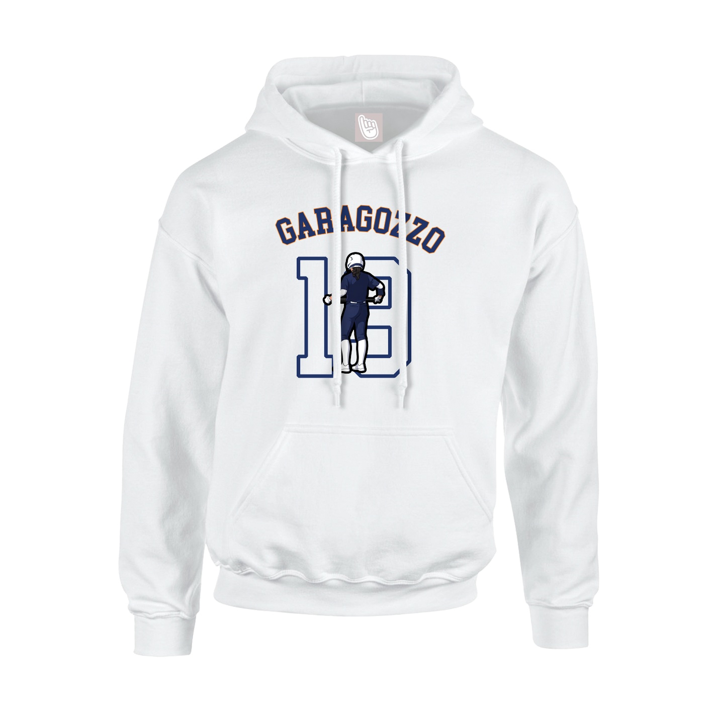 Youth Hoodie — Shirsey Arch in White
