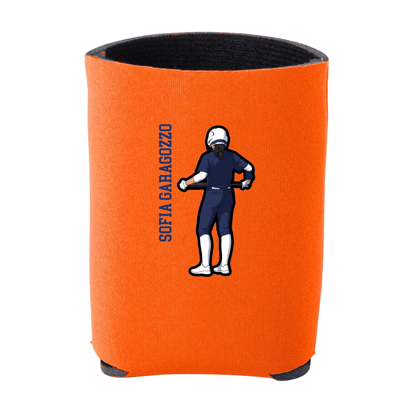 Can Holder — Name Vertical in Orange