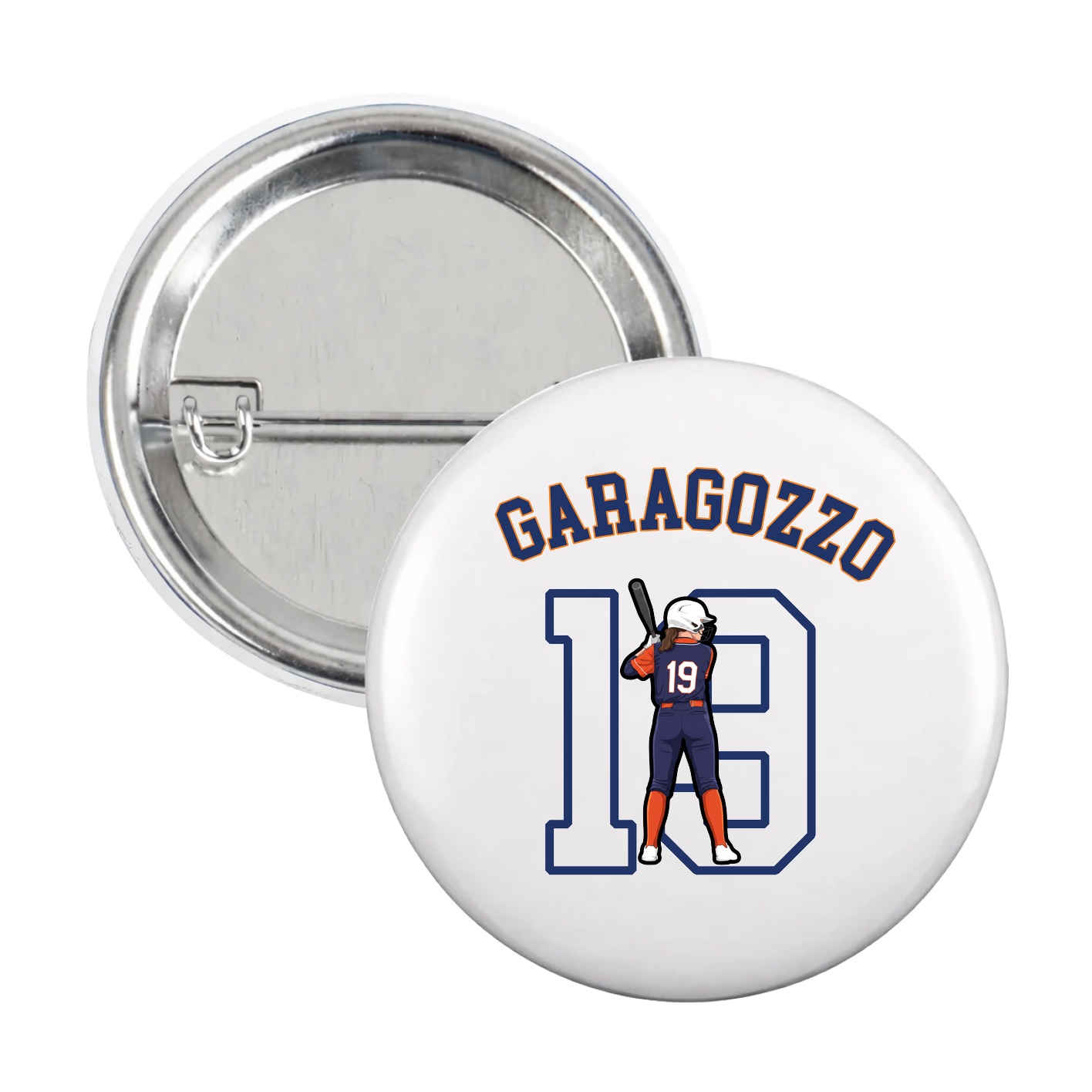 Game Day Button — Shirsey Arch in White