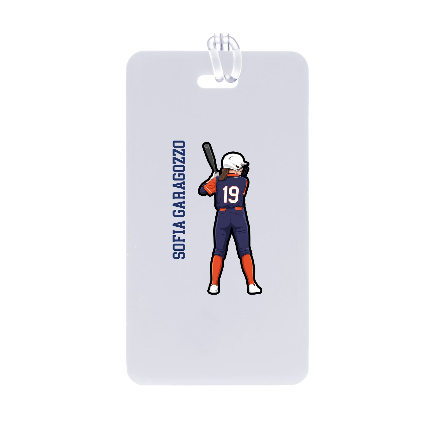 Bag Tag — Name Vertical in Classic