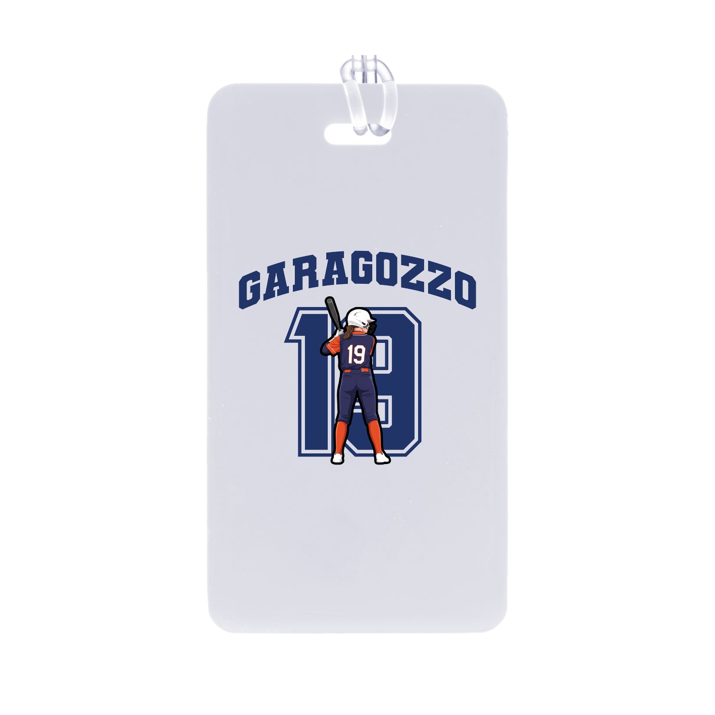 Bag Tag — Number in Classic