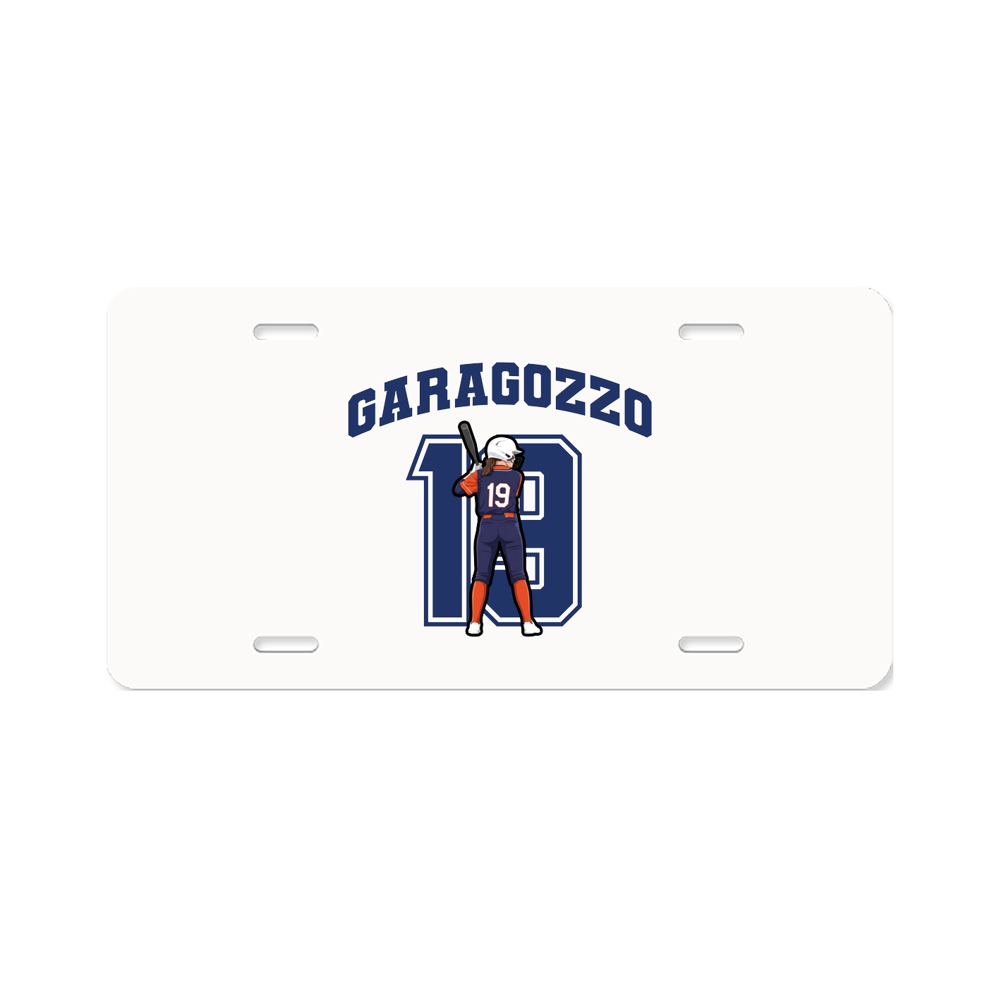 License Plate — Number in Classic