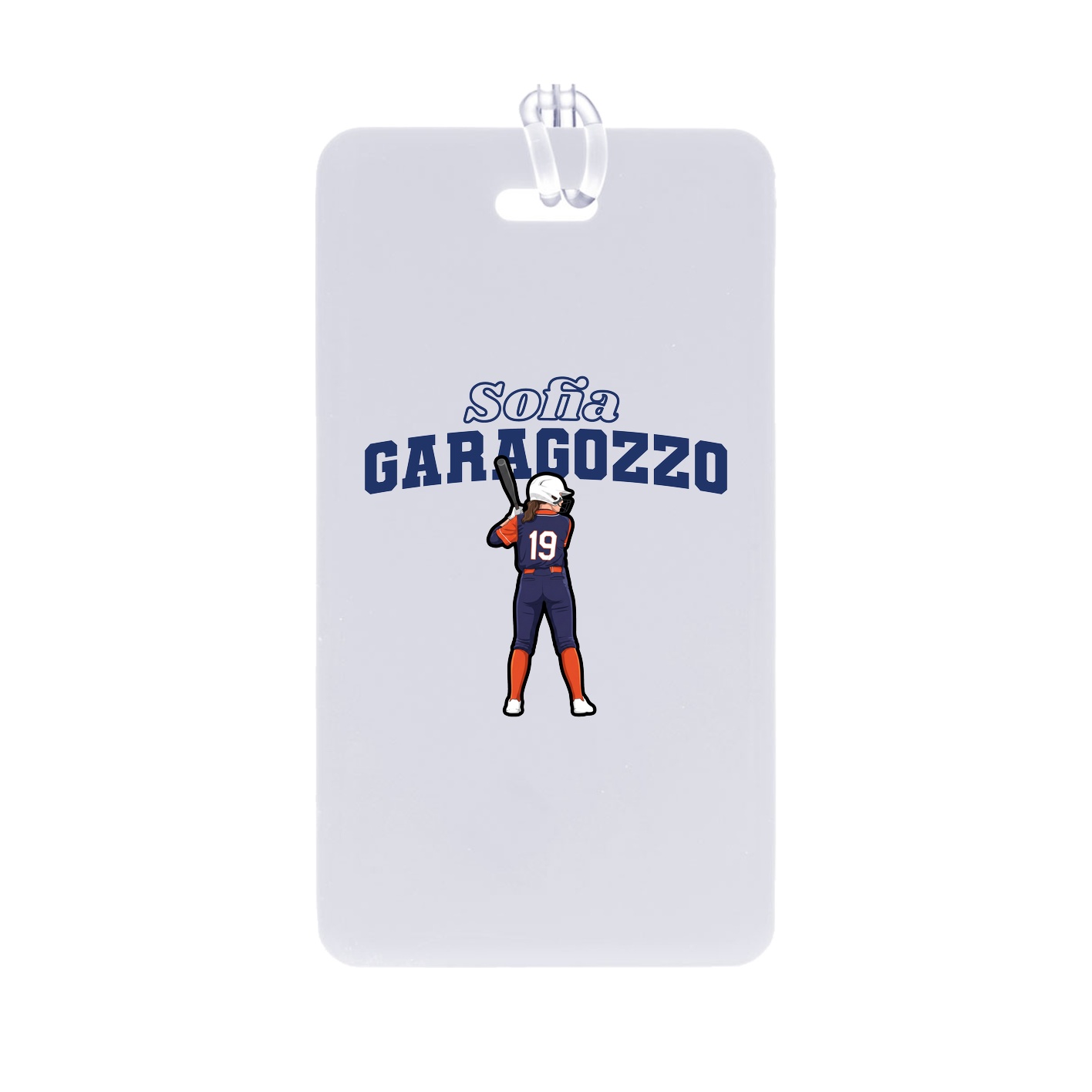 Bag Tag — Name Arch in Classic