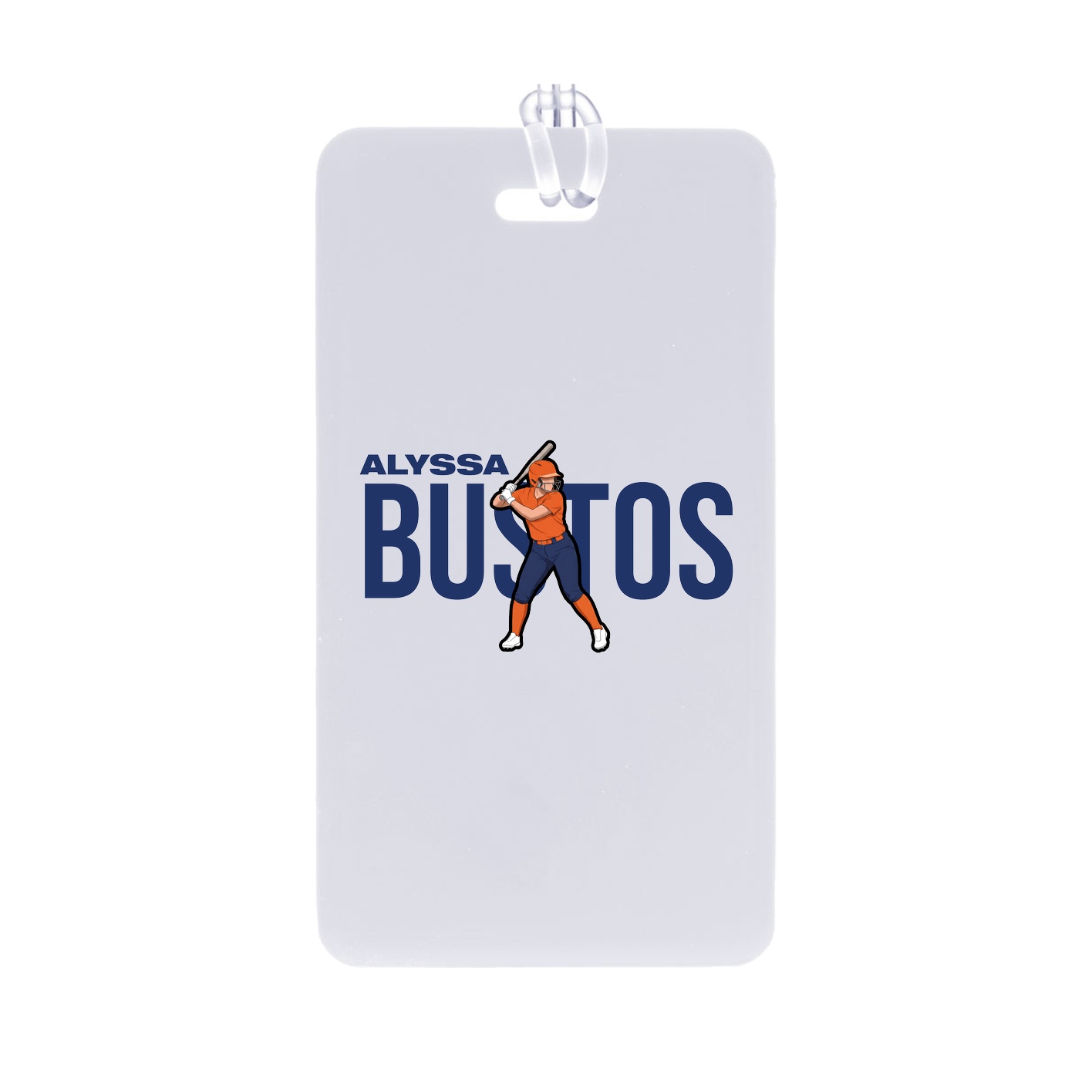 Bag Tag — Player Name in Classic