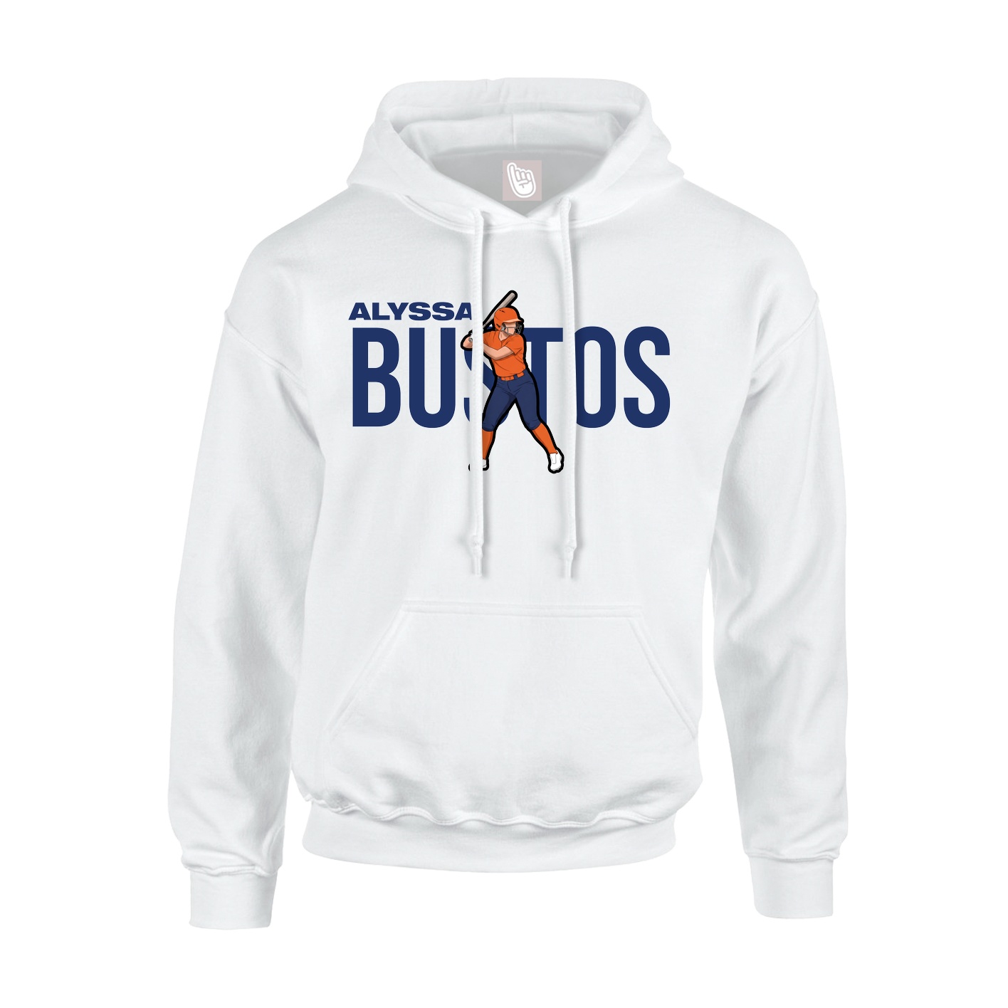 Hoodie — Player Name in White