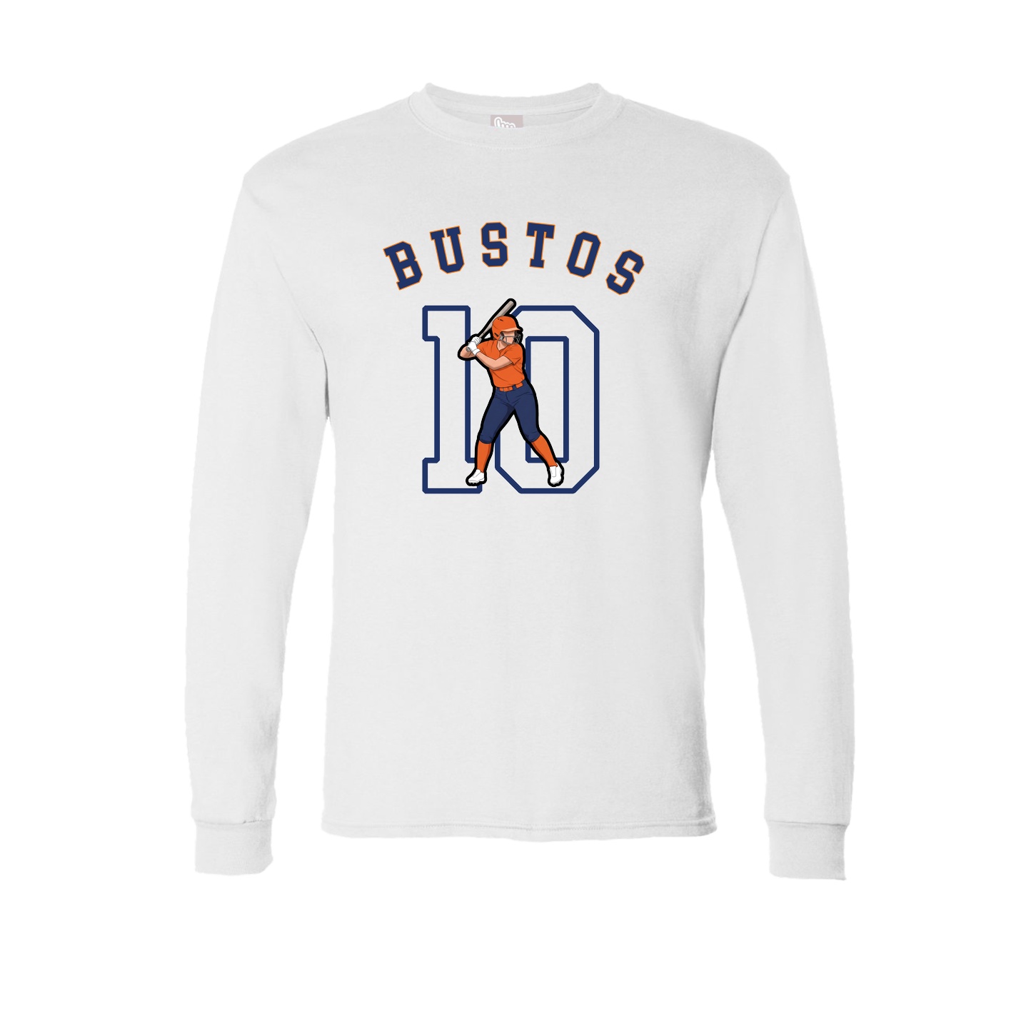 Long Sleeve Tee — Shirsey Arch in White