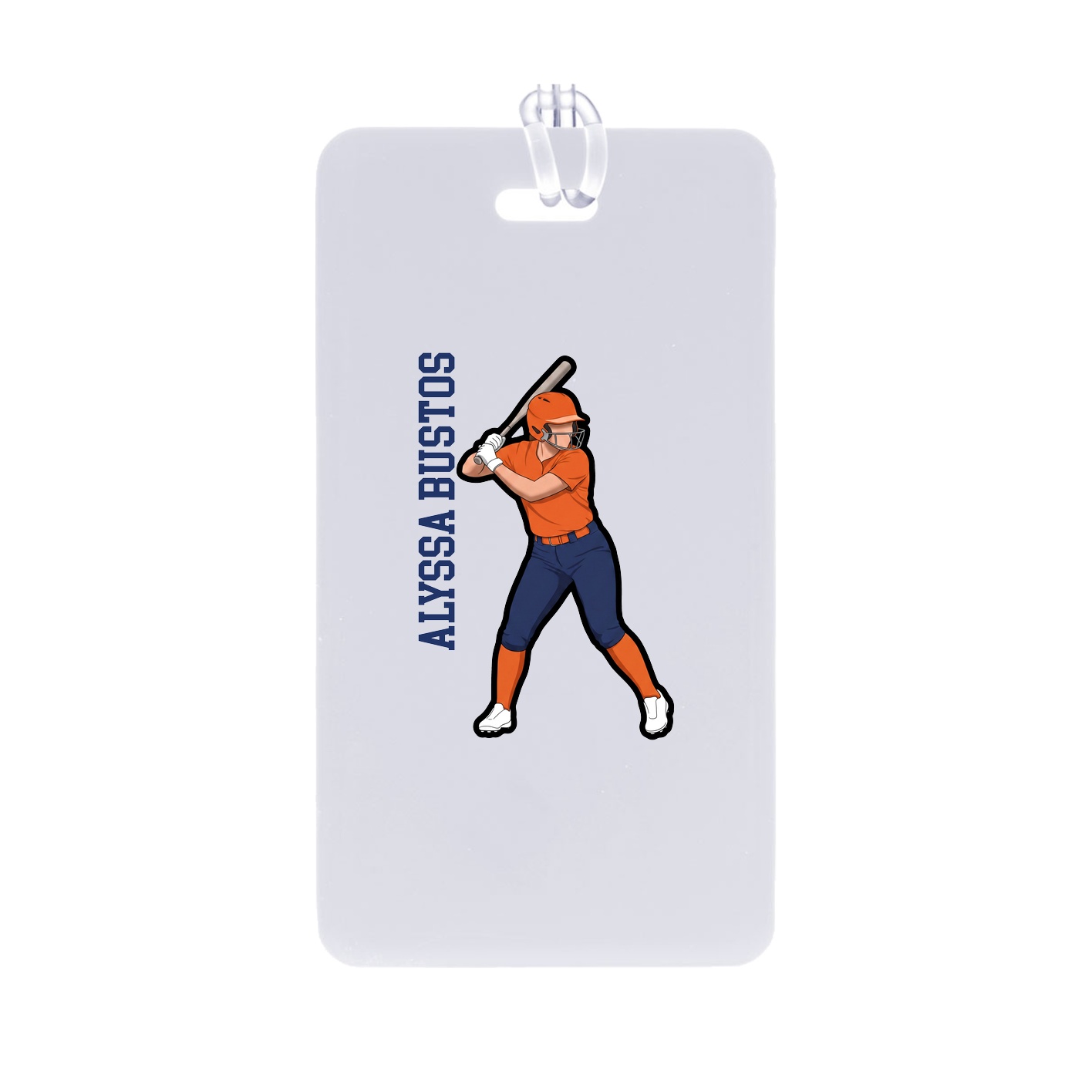 Bag Tag — Name Vertical in Classic