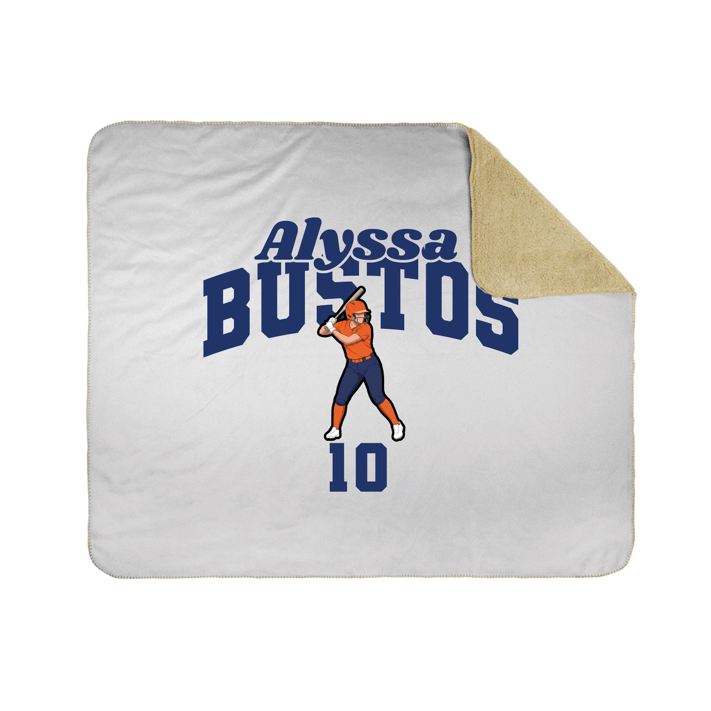 Throw Blanket — Signature Arch in White