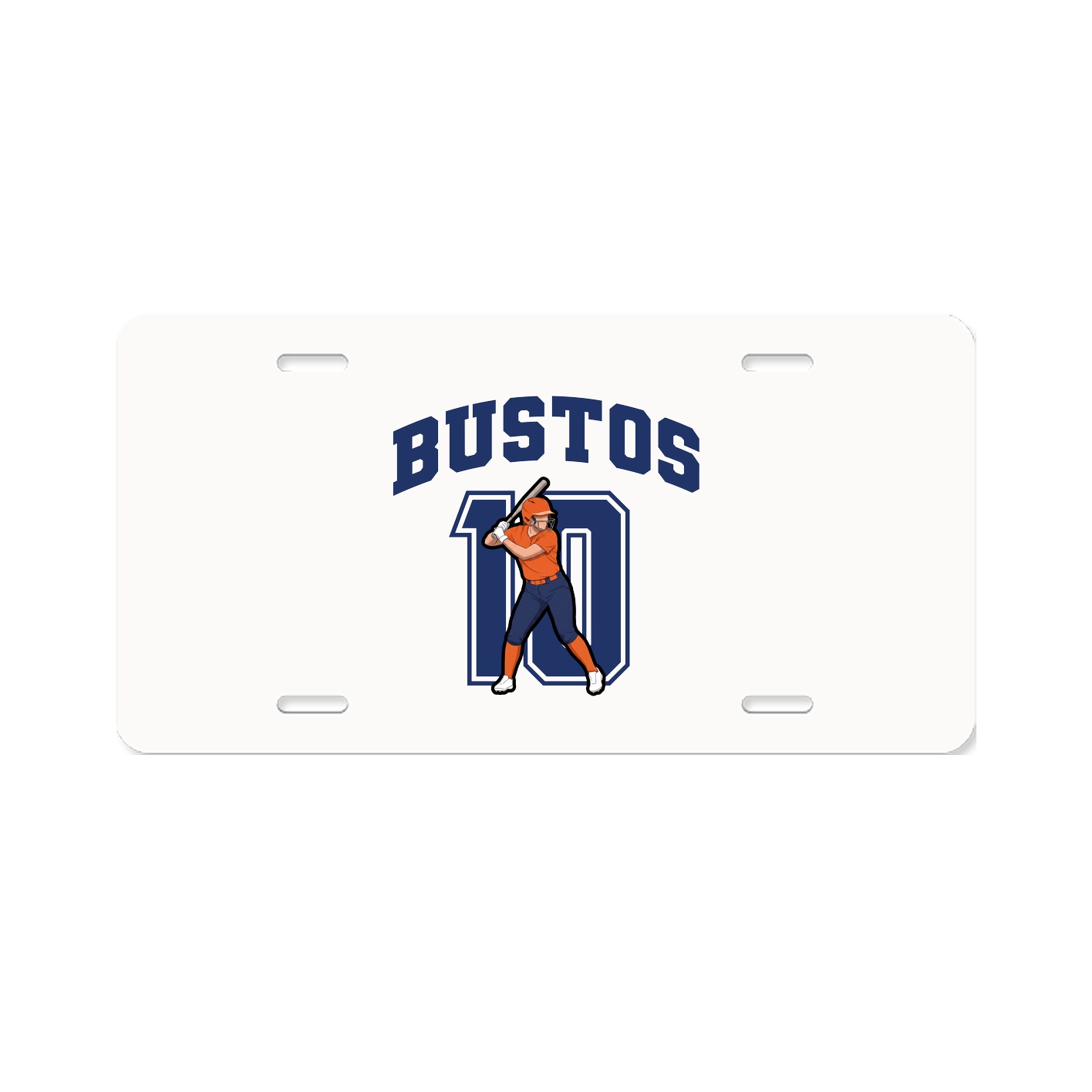 License Plate — Number in Classic
