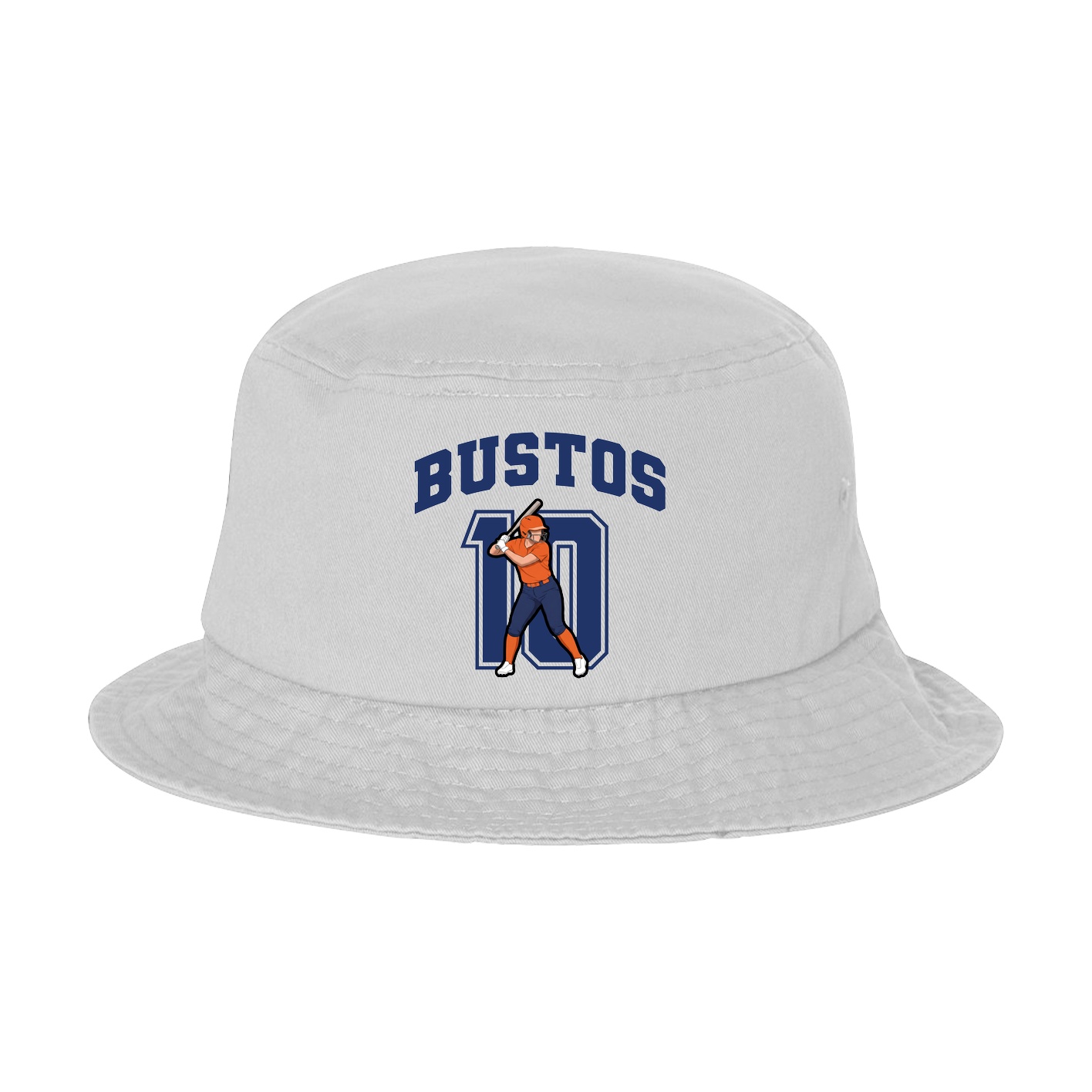 Bucket Cap — Number in White