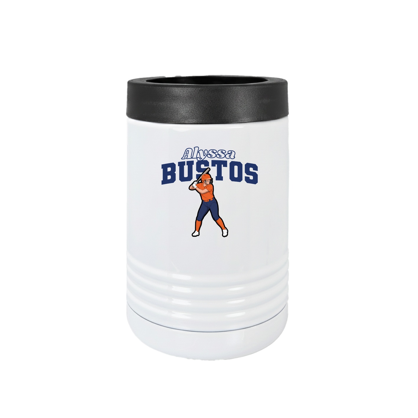 Beverage Holder — Name Arch in White