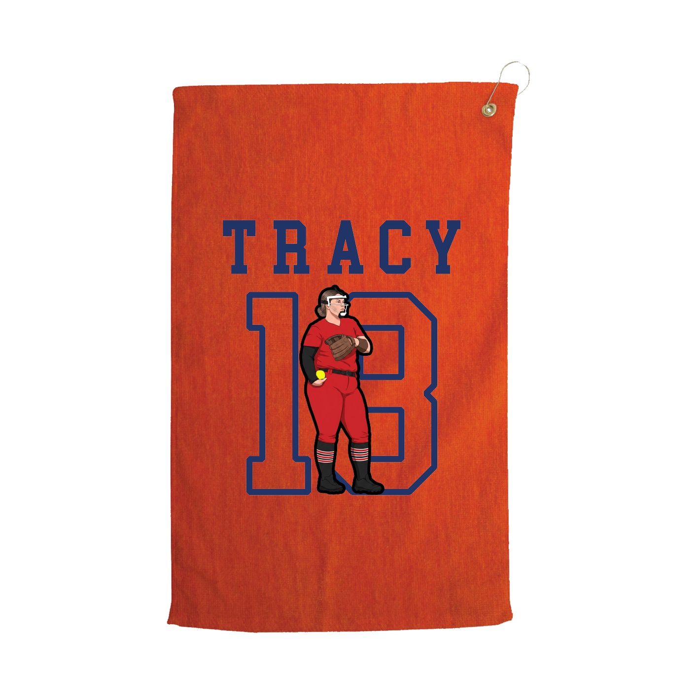 Golf Towel — Shirsey in Orange