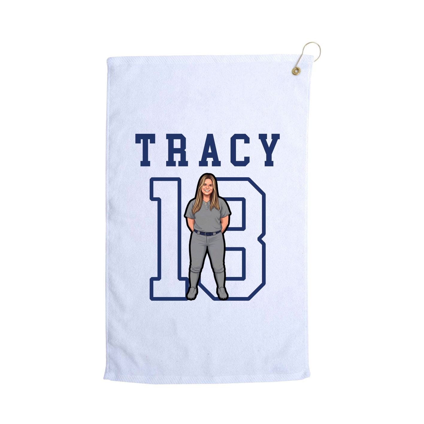Golf Towel — Shirsey in White
