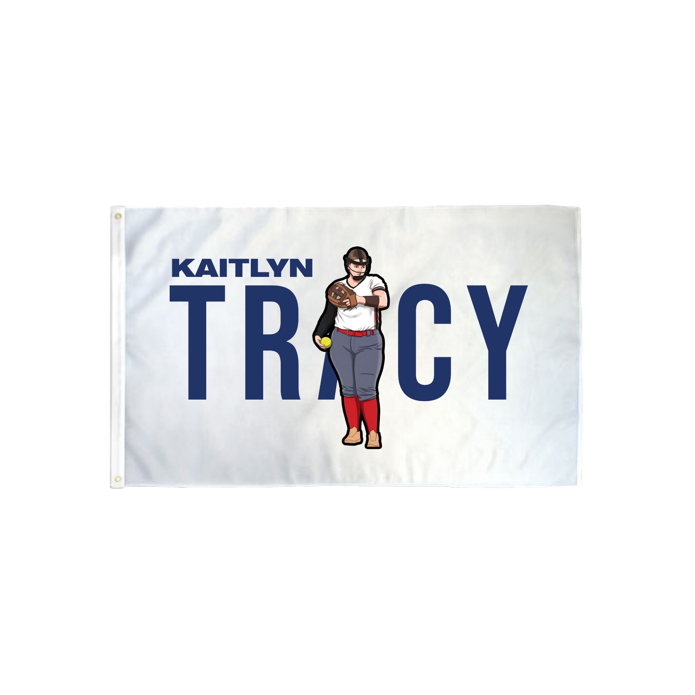 3x5 Flag — Player Name in Classic