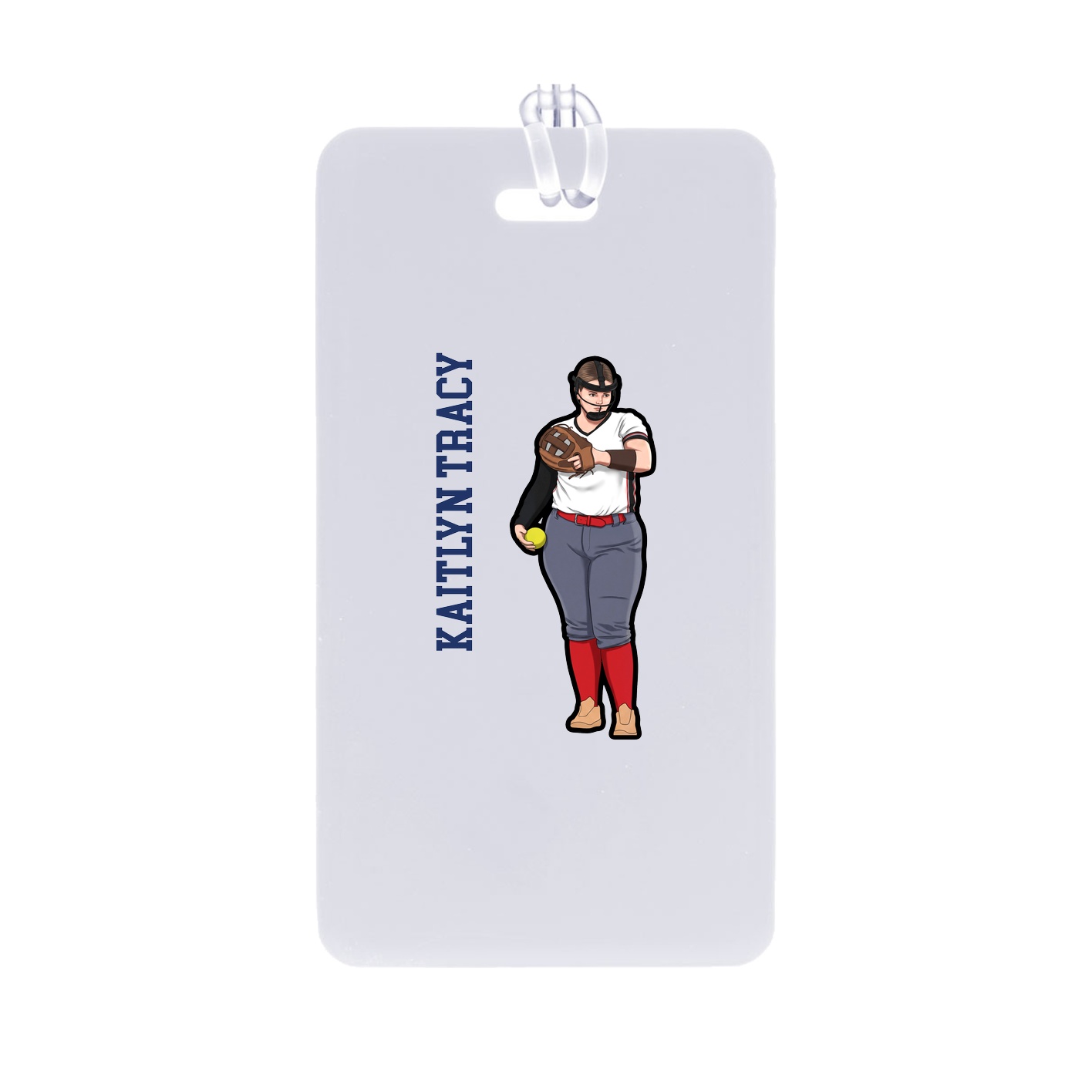 Bag Tag — Name Vertical in Classic