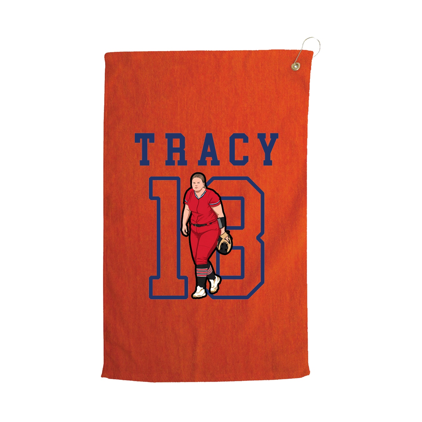 Golf Towel — Shirsey in Orange