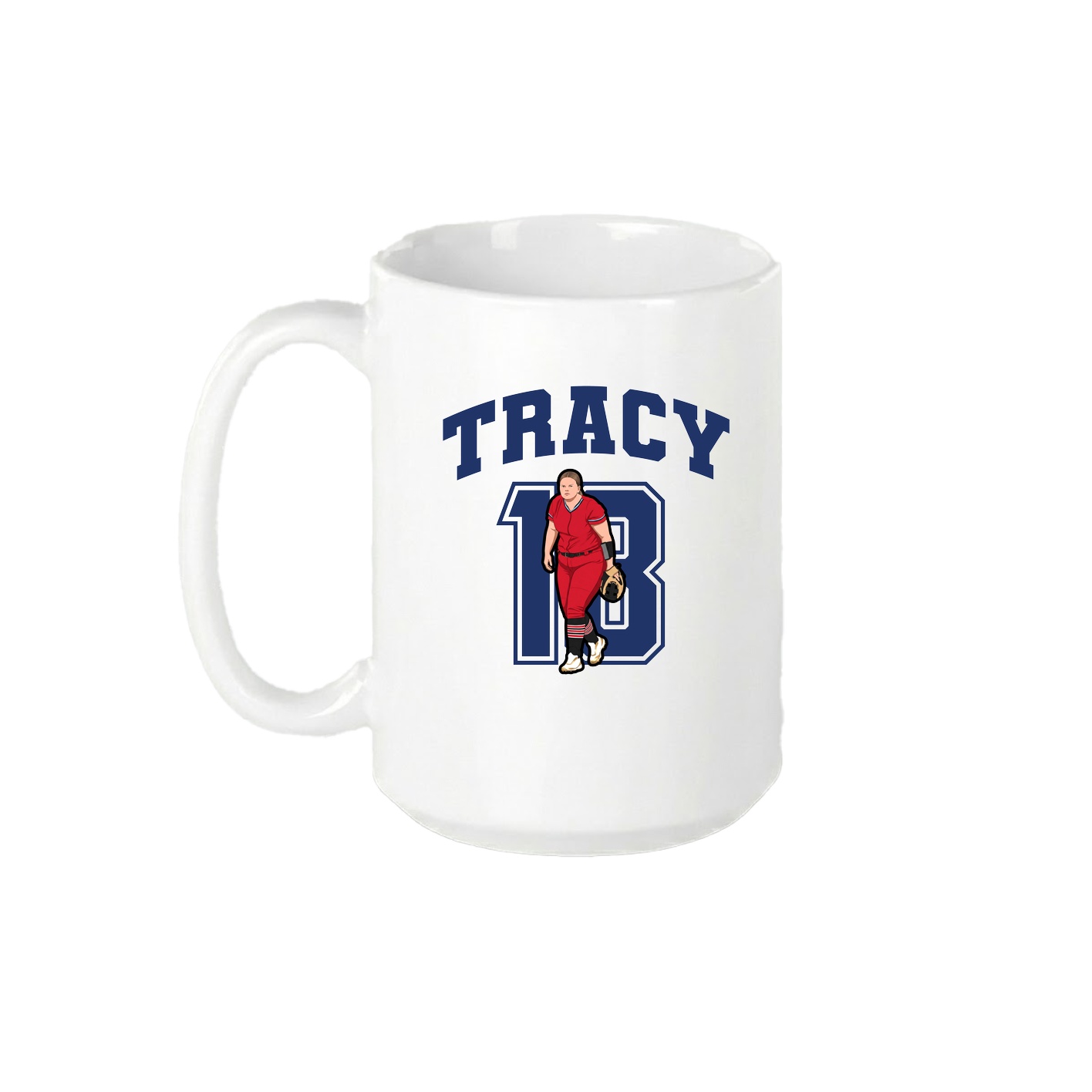 15oz Coffee Mug — Number in White