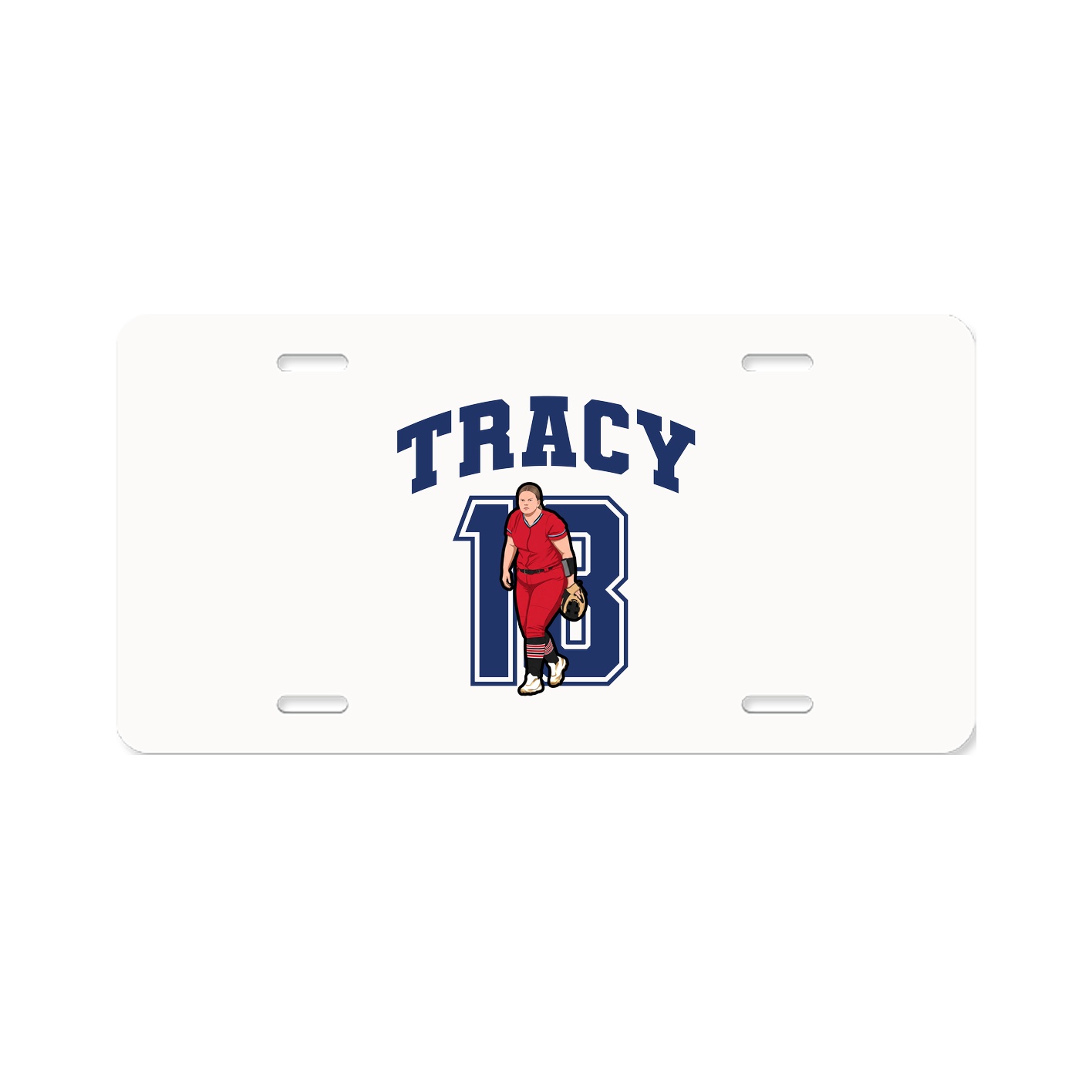 License Plate — Number in Classic